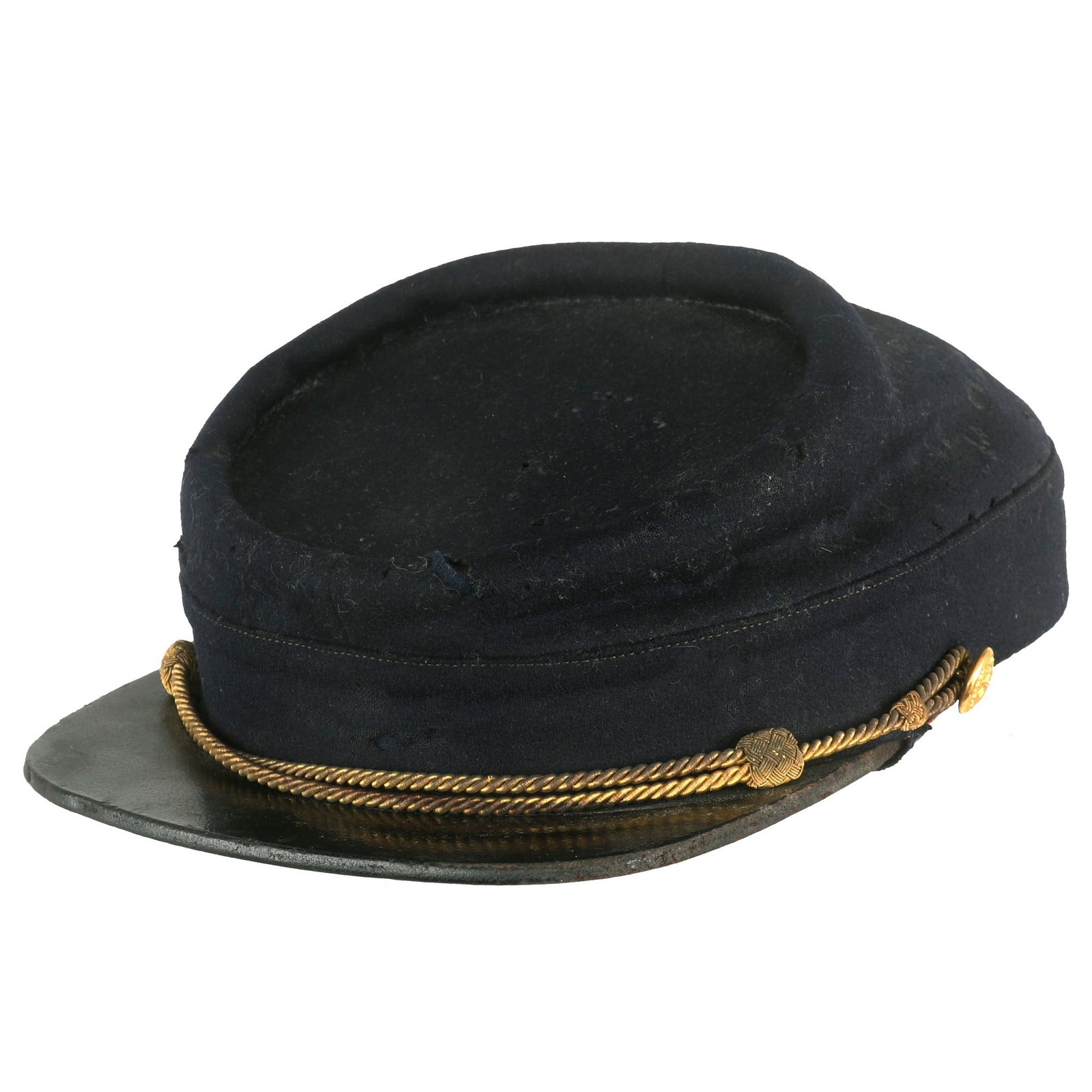 Buy Original U.S. Indian Wars New Hampshire Volunteer Militia Model 1872 Federal Issue Chasseur Style Pattern Kepi by Benton and Bush of Boston - Size 7 ¼ | Original Firearms Antique For Sale