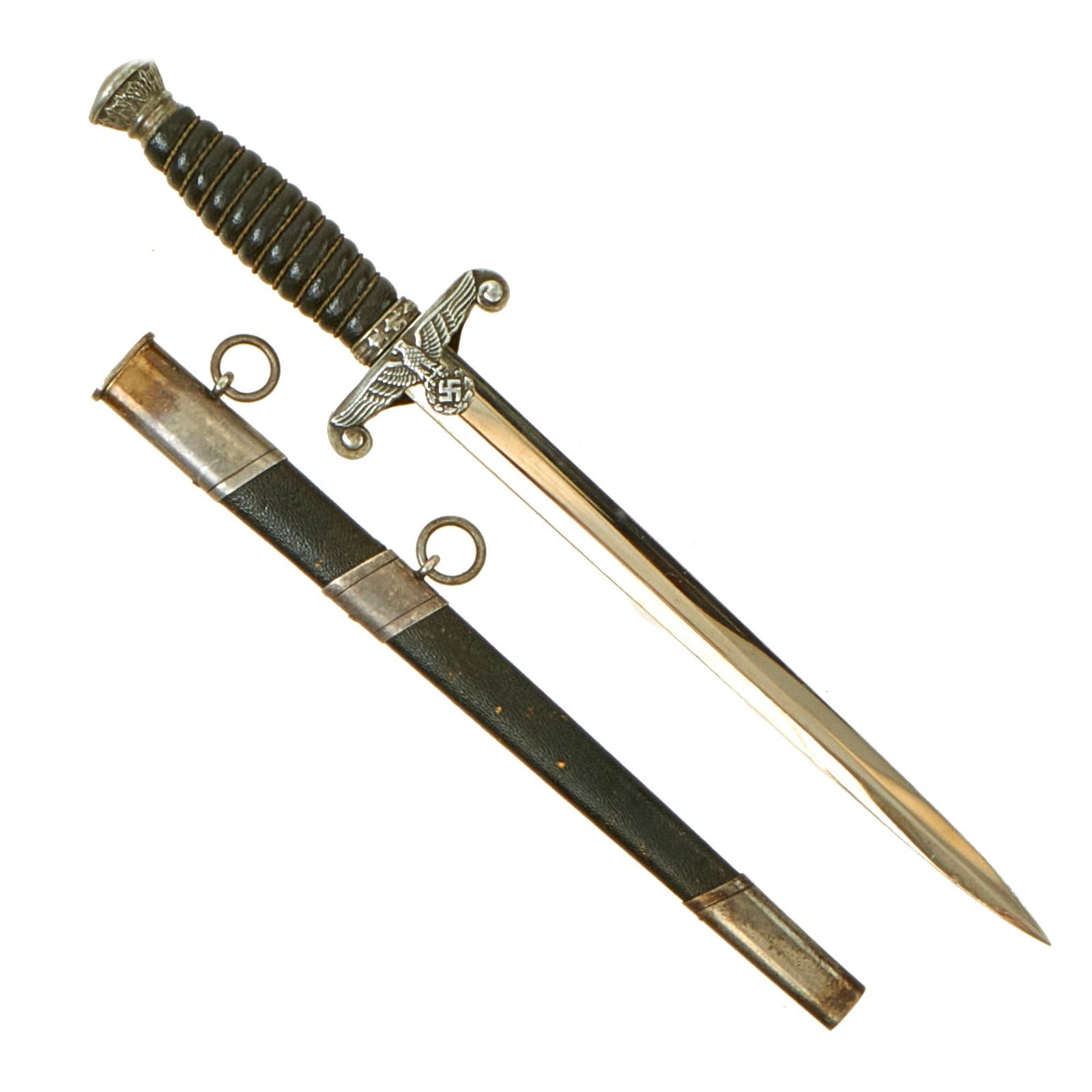 Buy Original German WWII Land Customs Official Dagger by Paul Weyersberg of Solingen with Scabbard - RARE | Original Firearms Antique For Sale