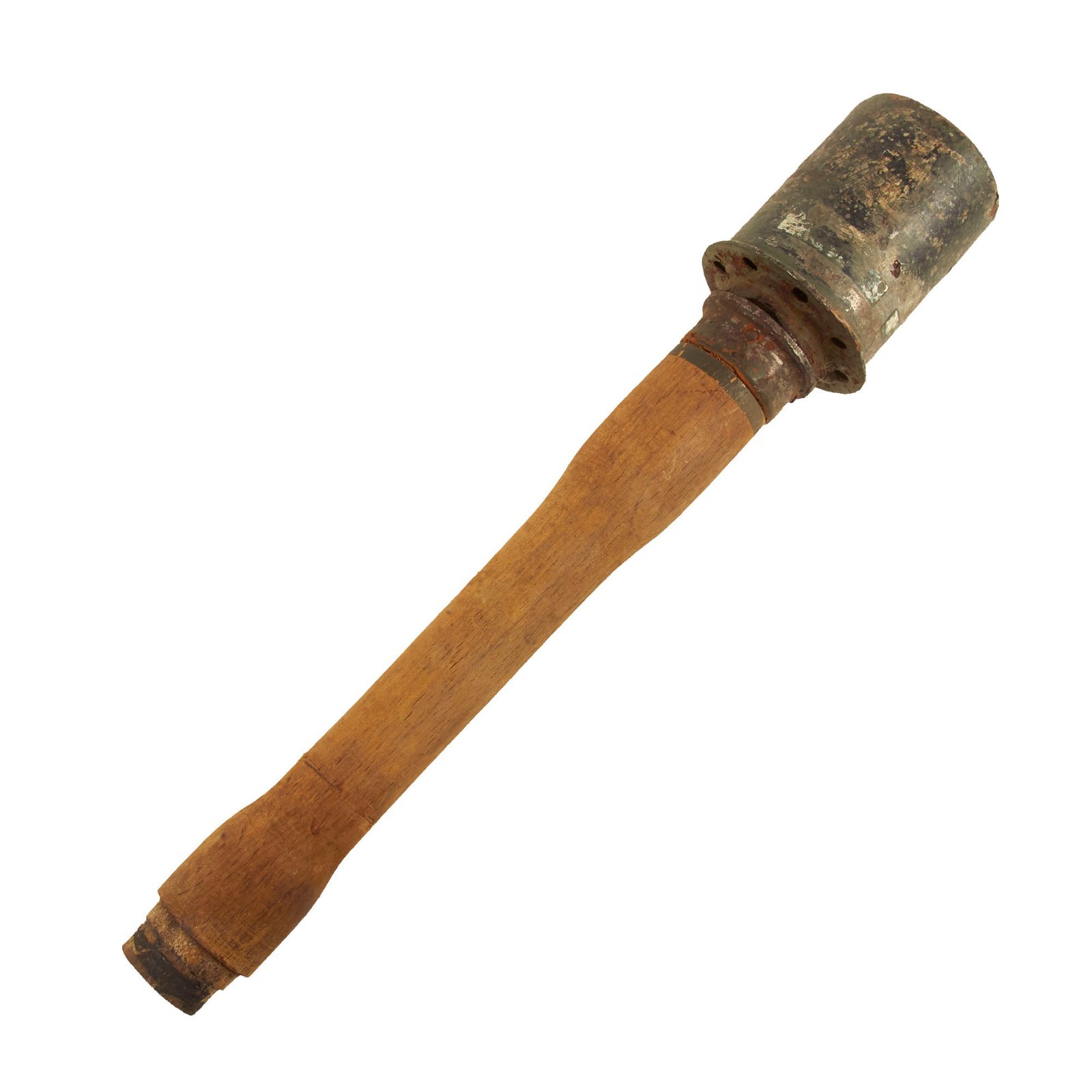 Buy Original German WWII 1940 dated Nb-Hgr 39 Inert Smoke Stick Grenade by Richard Rinker | Original Firearms Antique For Sale