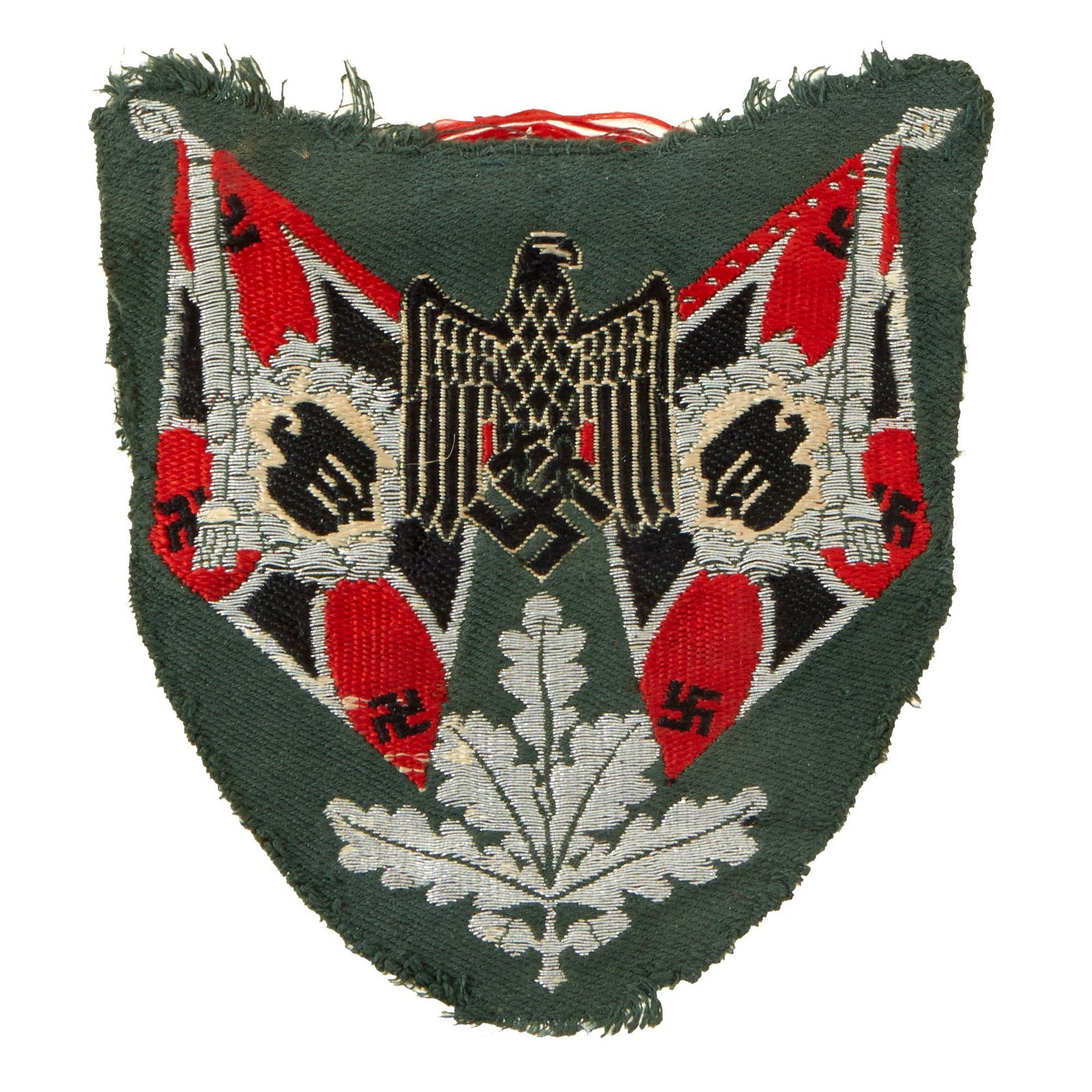 Buy Original German WWII Heer Army Artillery Standard Bearer Sleeve Patch - Uniform Cutoff | Original Firearms Antique For Sale