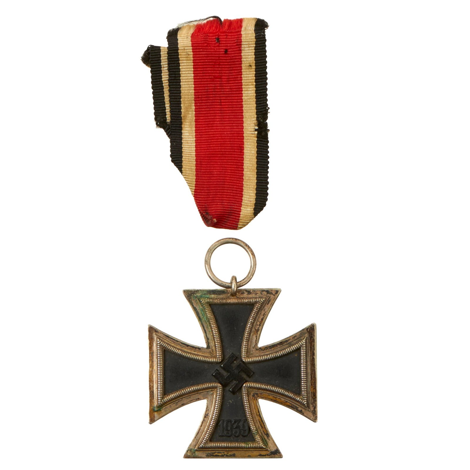 Buy Original German WWII Wehrmacht Iron Cross 2nd Class 1939 with Ribbon - Unmarked - EKII | Original Firearms Antique For Sale