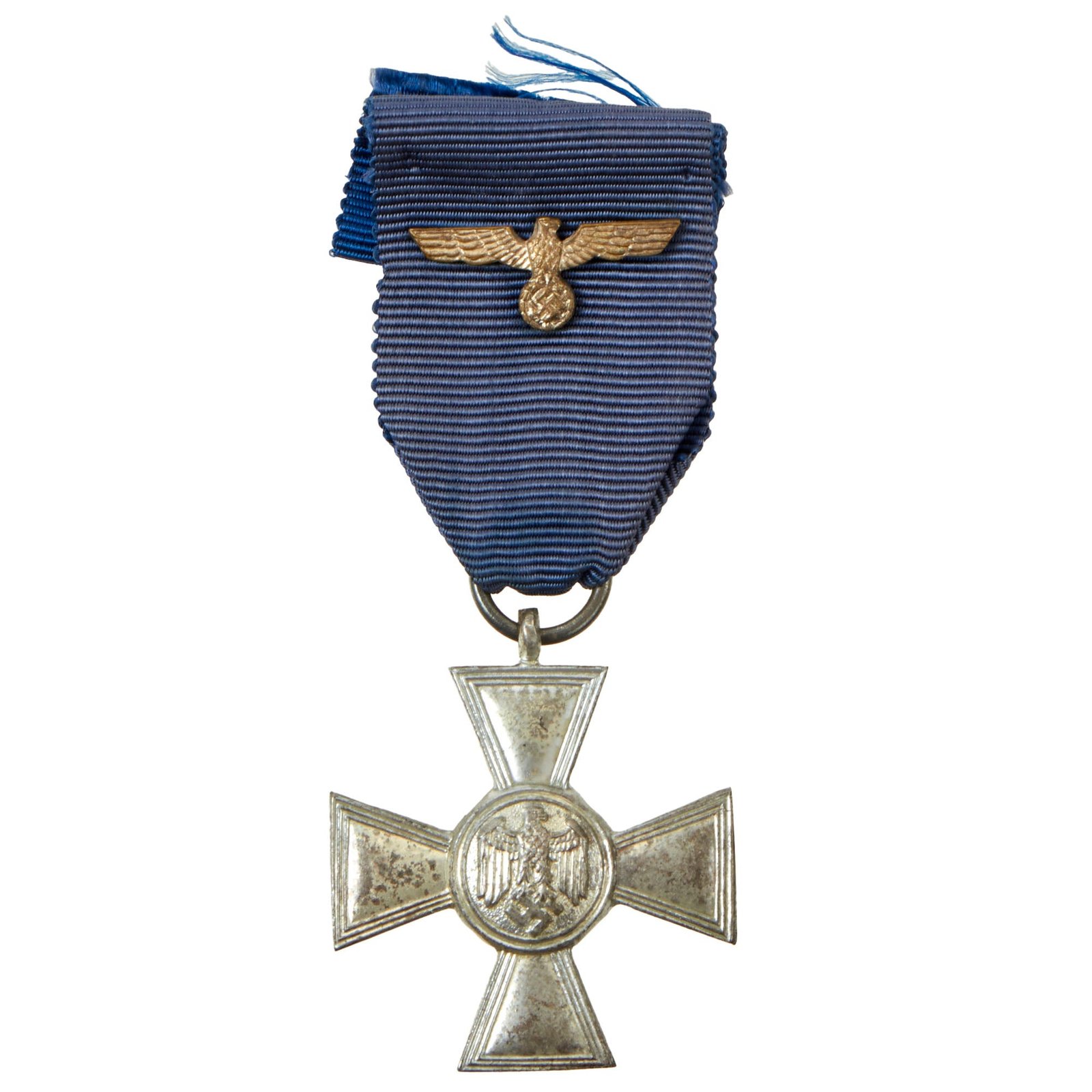 Buy Original German WWII Wehrmacht 2nd Class 18 Year Long Service Award with Ribbon & Pin | Original Firearms Antique For Sale