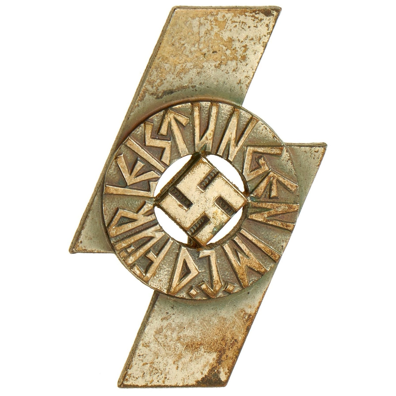 Buy Original German WWII DJ Deutsches Jungvolk Silver Proficiency Badge by Wachtler & Lange - RZM M1/35 | Original Firearms Antique For Sale