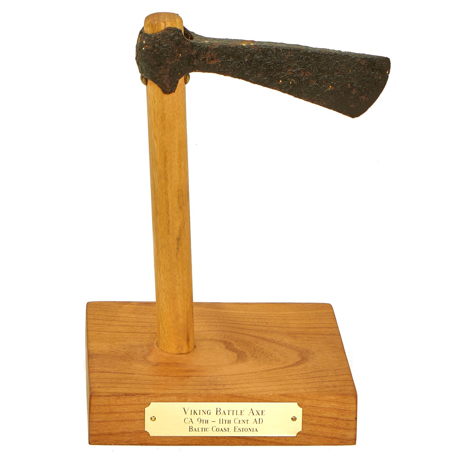 Buy Original 9th - 11th Century Baltic Coast Viking Battle Axe Head - Ground Dug in Estonia | Original Firearms Antique For Sale