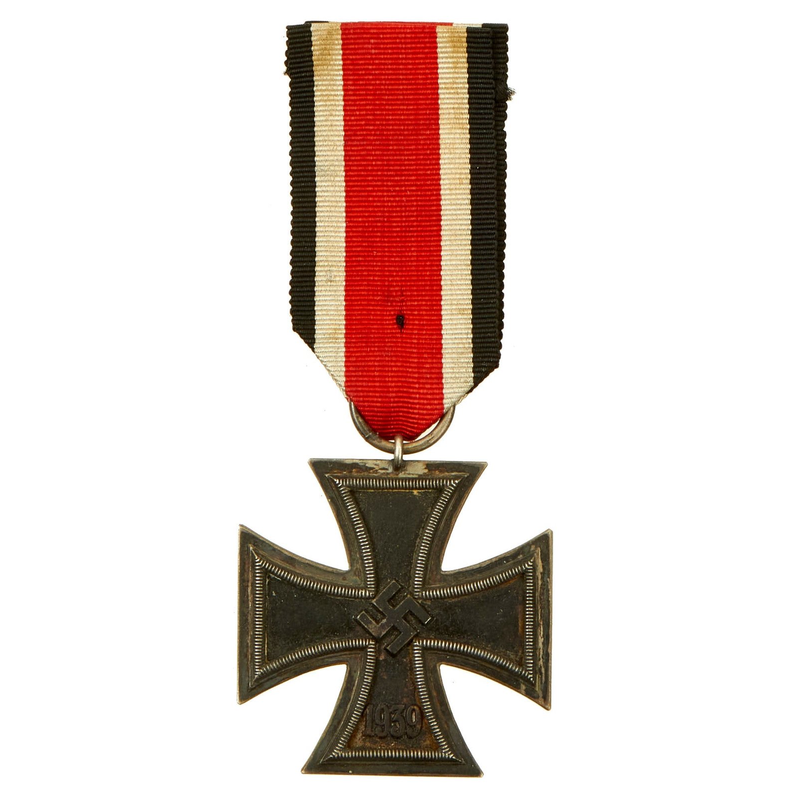 Buy Original German WWII Wehrmacht Iron Cross 2nd Class 1939 with Ribbon - Unmarked - EKII | Original Firearms Antique For Sale