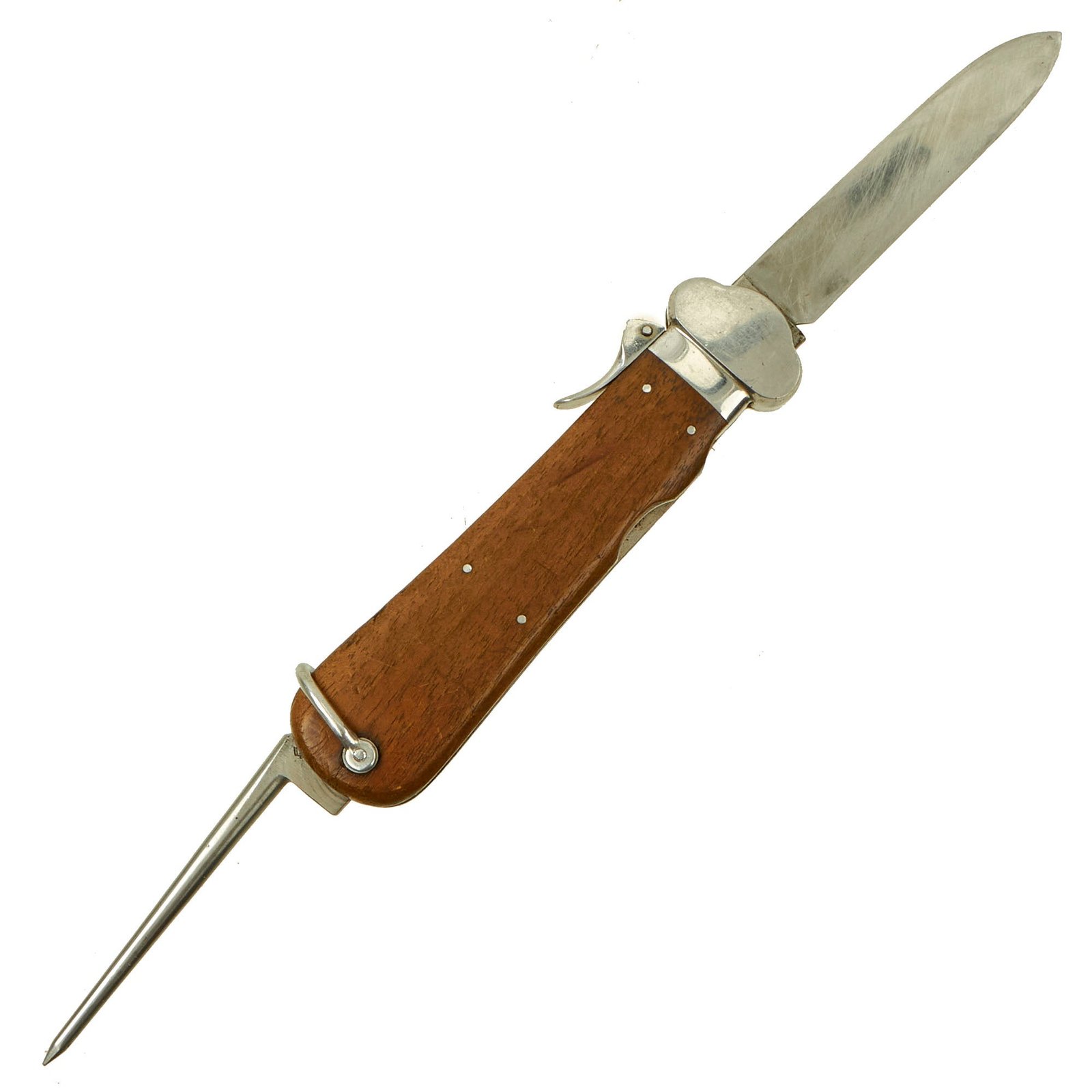 Buy Original German WWII Luftwaffe Gravity Knife by Solinger Metallwaren Fabrik with Waffen Proof - SMF | Original Firearms Antique For Sale