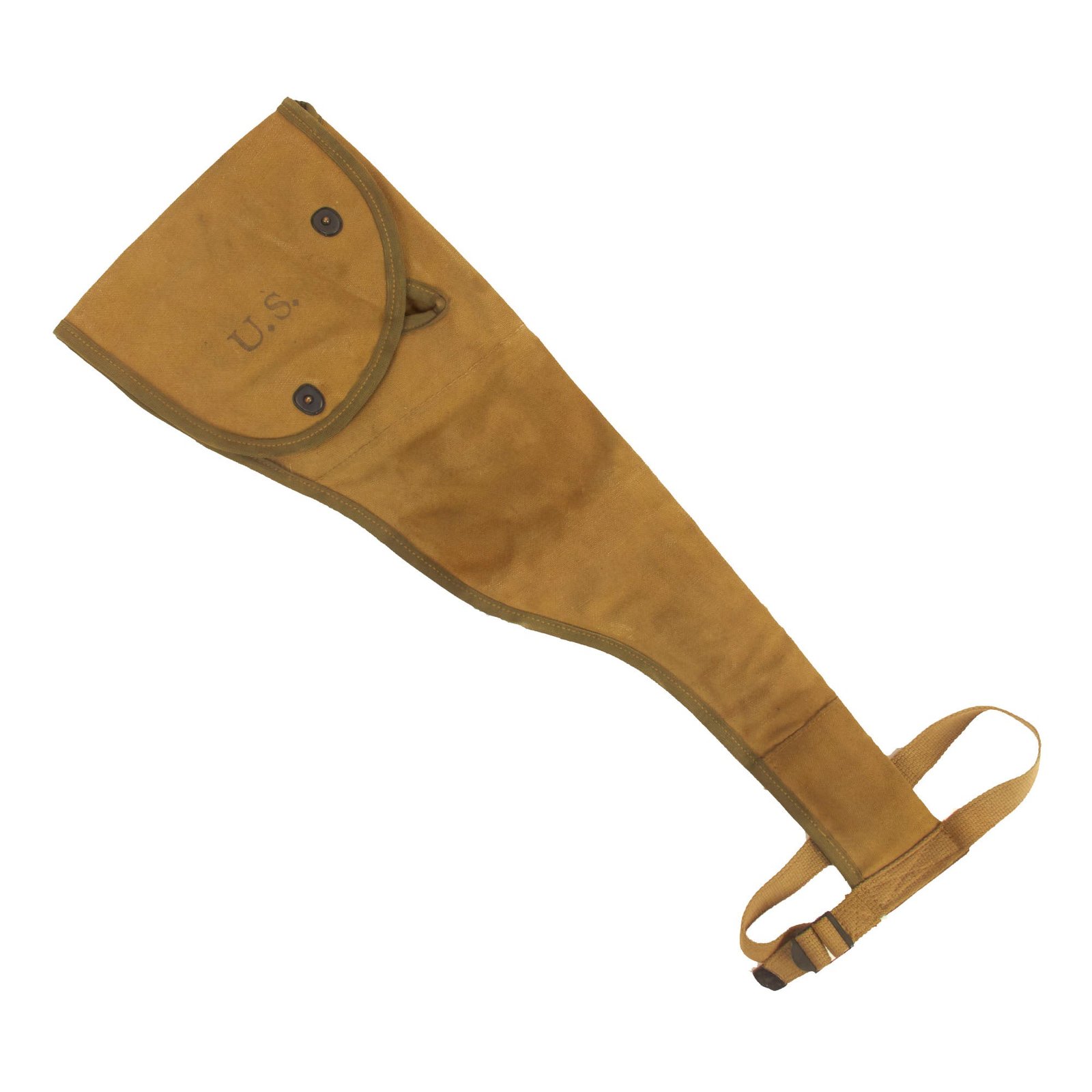 Buy Original U.S. WWII M1A1 Carbine Canvas Paratrooper Jump Case Scabbard by ALLTEX Products Inc. - dated 1943 | Original Firearms Antique For Sale