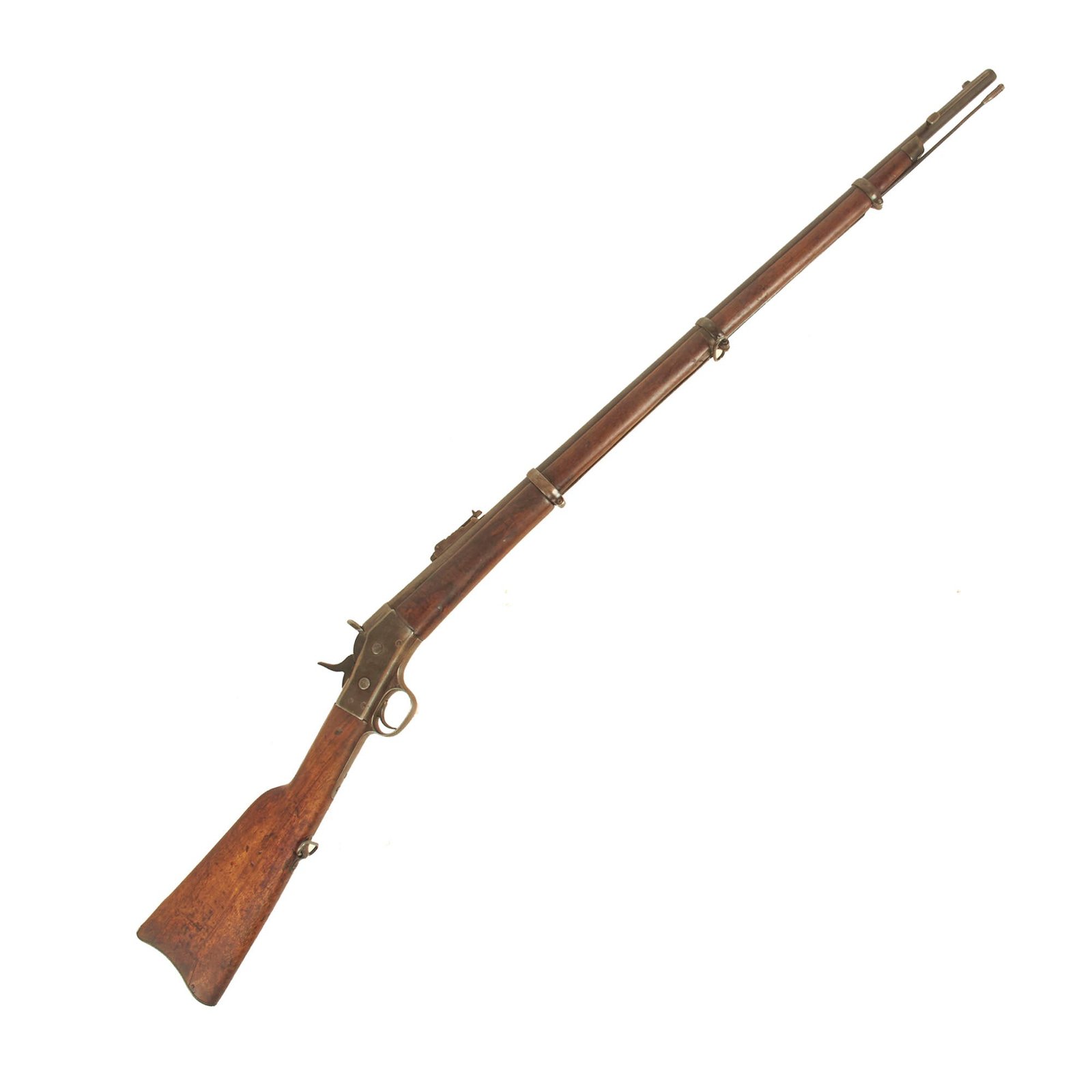 Buy Original U.S. Remington Rolling Block Model 1869 Egyptian Contract Rifle with Patent & Arsenal Markings | Original Firearms Antique For Sale