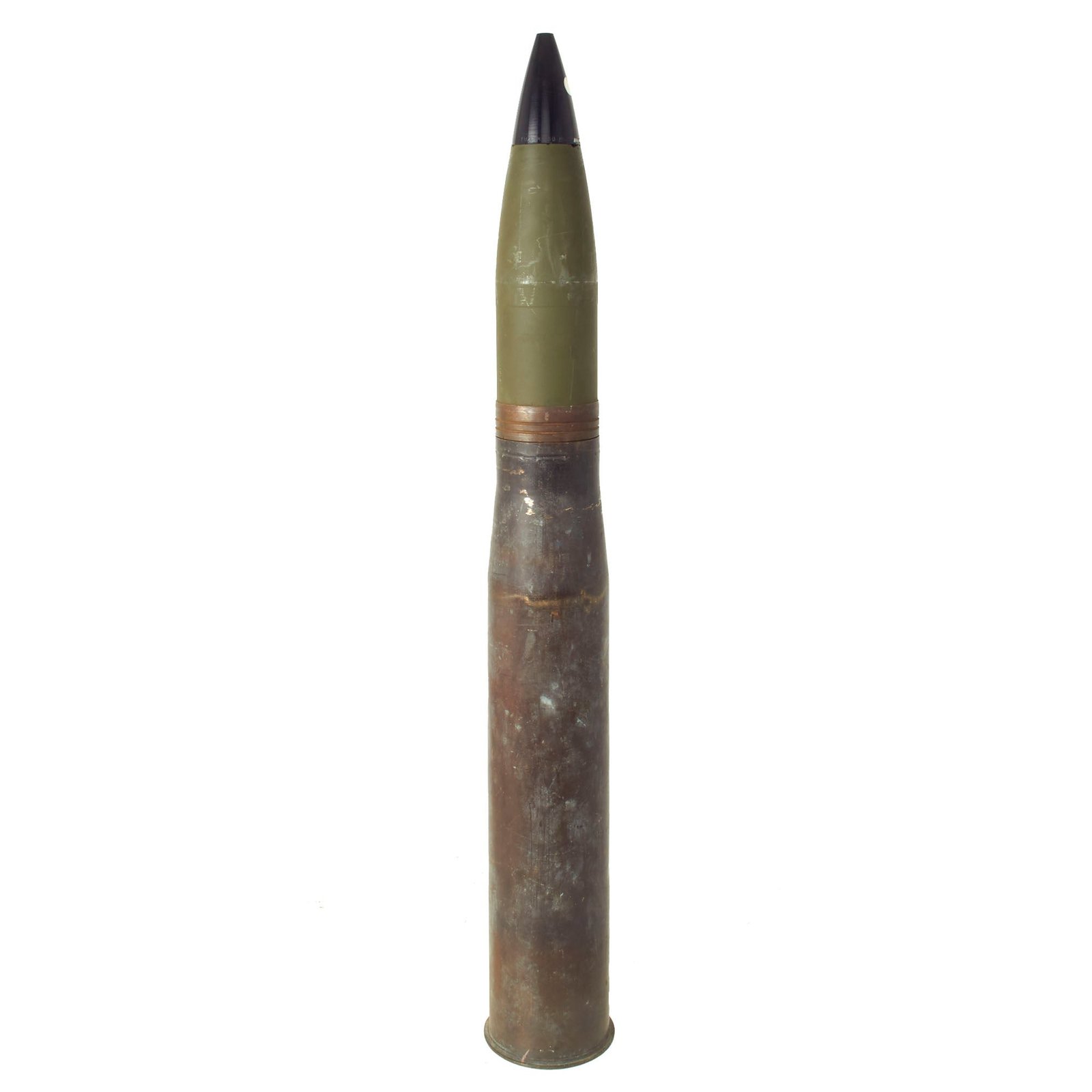 Buy Original U.S. Cold War Era Inert 90mm M71 Training Practice Round - Dated 1957 | Original Firearms Antique For Sale