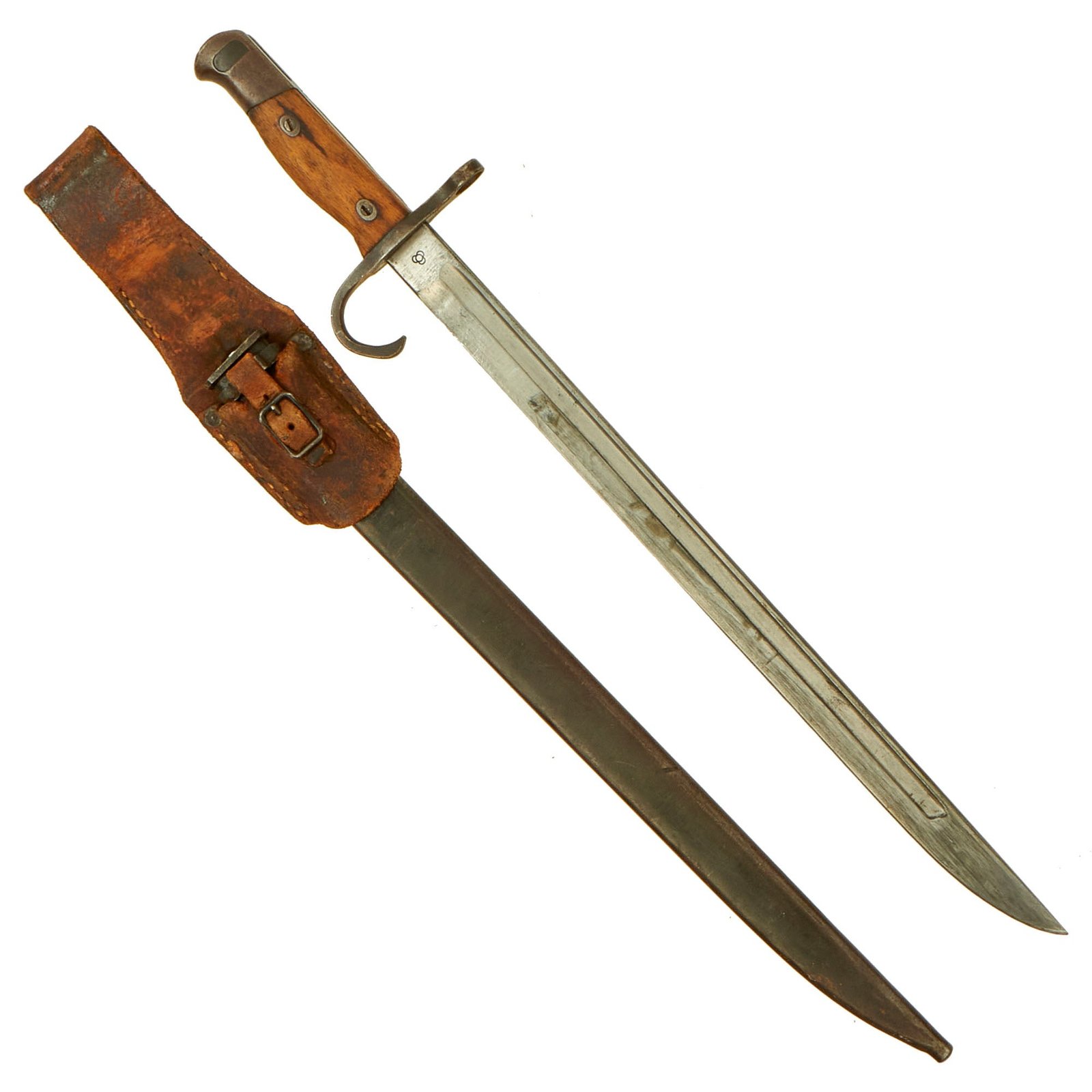 Buy Original Japanese Pre-WWII Arisaka Type 30 Bayonet by Kokura Arsenal with Scabbard & Frog | Original Firearms Antique For Sale
