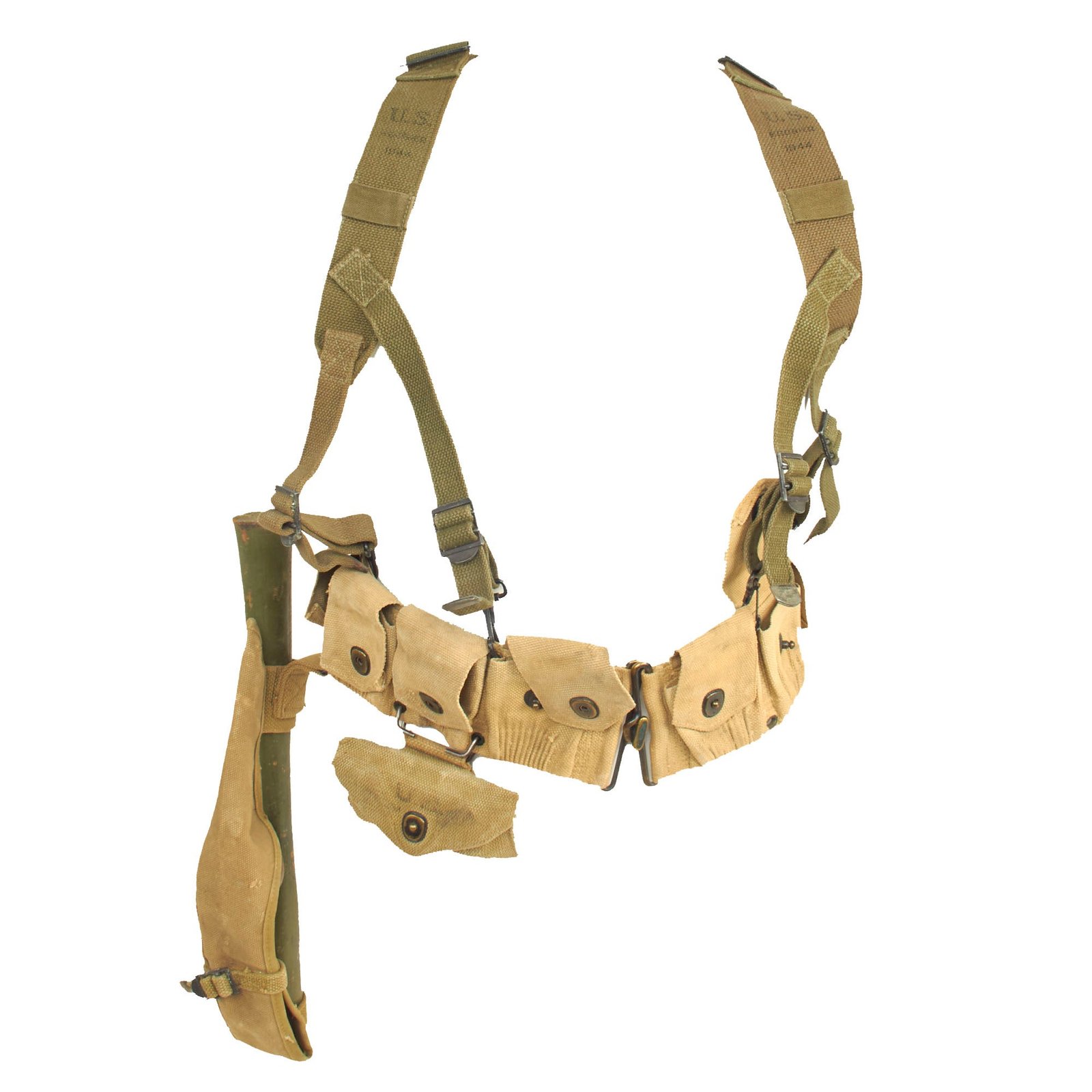 Buy Original U.S. WWI WWII Mixed Field Gear Belt Rig | Original Firearms Antique For Sale