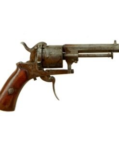 Buy Original U.S. Civil War Era Belgian 7mm Pinfire Double Action Pocket Revolver with Liège Proofs - c. 1858 | Original Firearms Antique For Sale