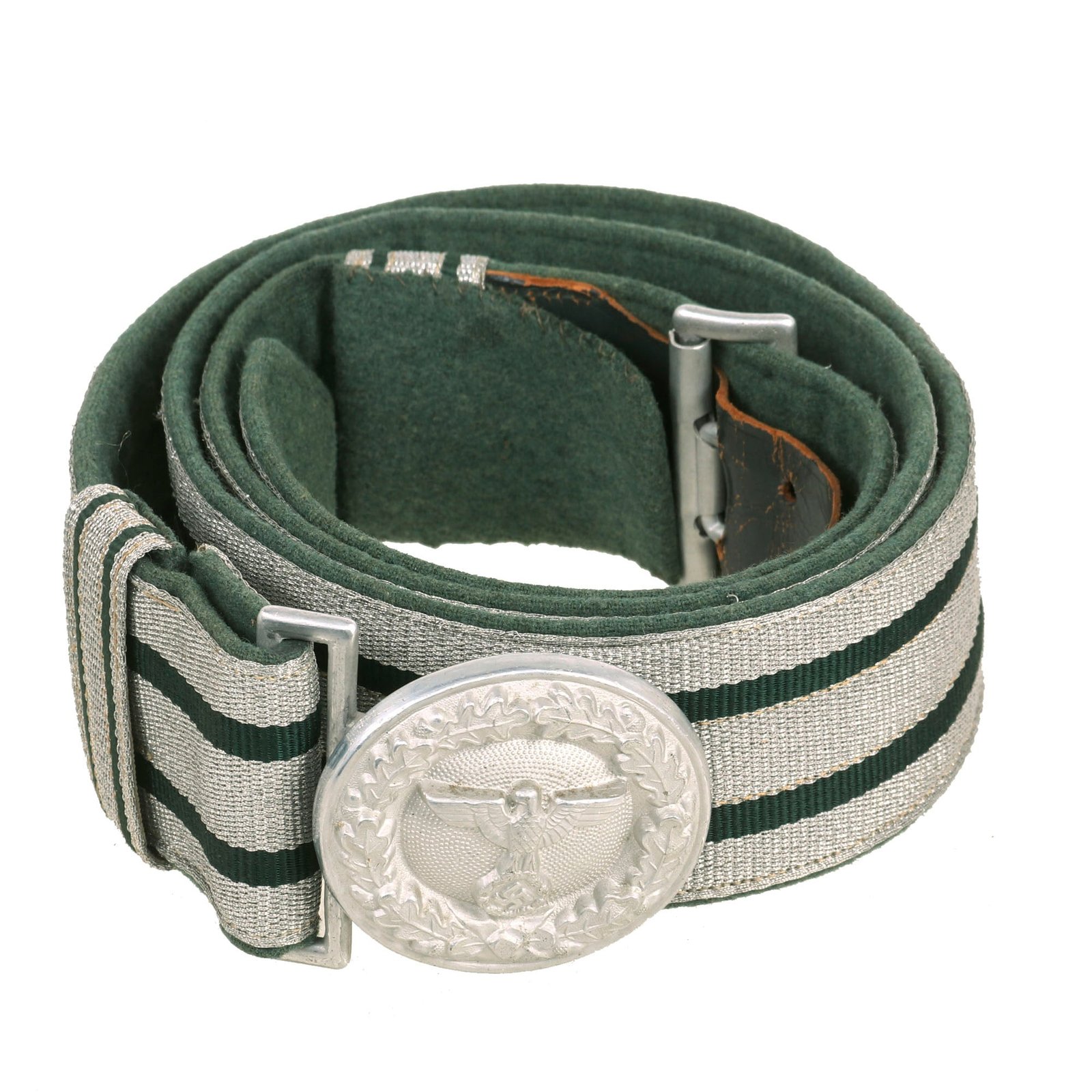 Buy Original German WWII National Forestry Service Officials Dress Brocade Belt with Buckle by F. W. Assmann & Söhne | Original Firearms Antique For Sale