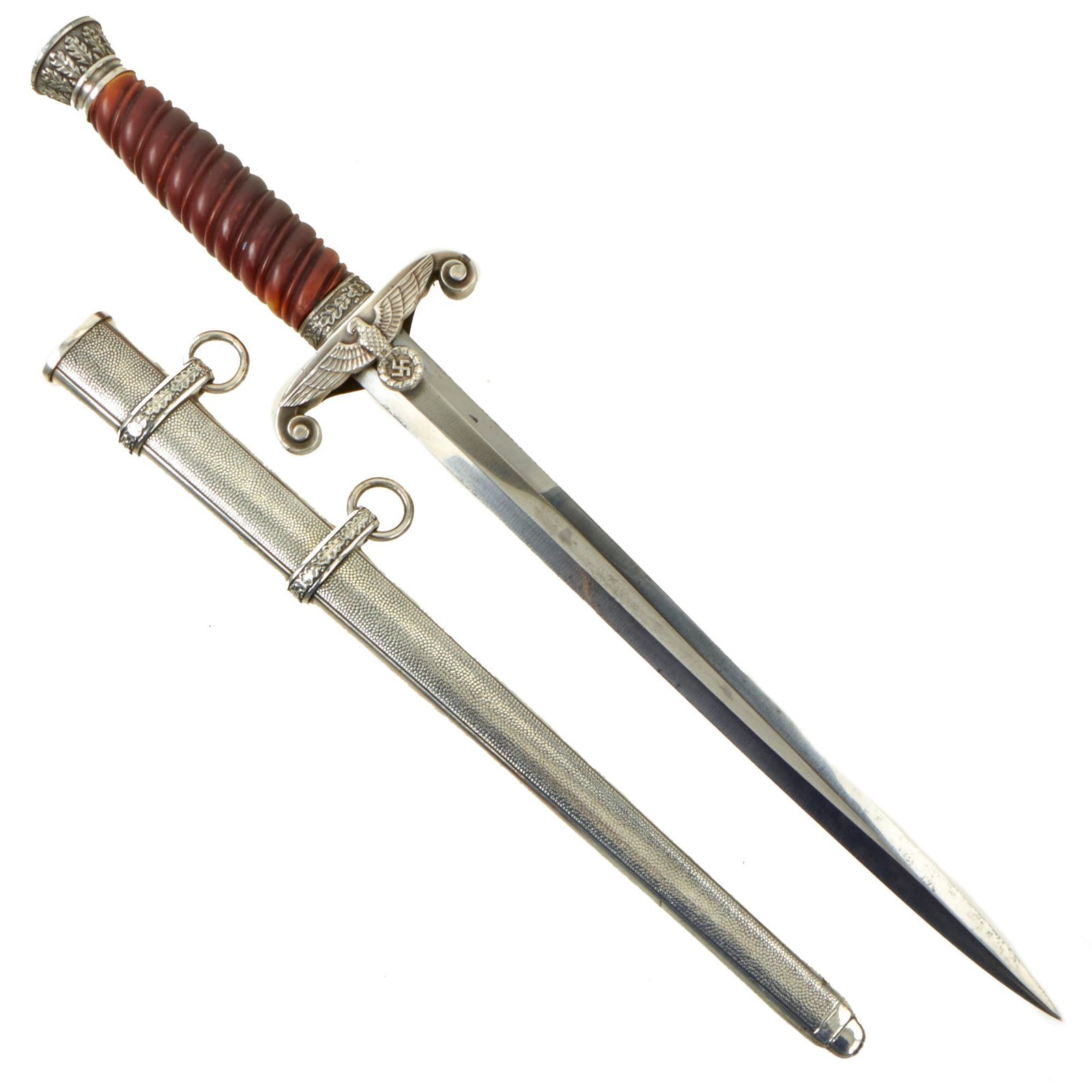 Buy Original German WWII Early Army Heer Officer Dagger by Carl Eickhorn with Scabbard - 1935-41 Trademark | Original Firearms Antique For Sale
