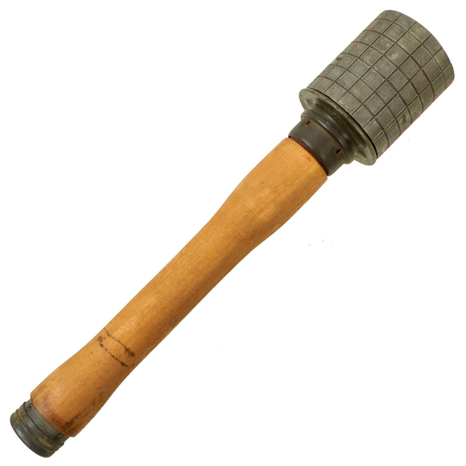 Buy Original German WWII Inert M24 Stick Grenade Dated 1944 by Metallwarenfabrik Siegwerk Gebrüder Schuppener, Siegen Westfalen (gck) - Stielhandgranate | Original Firearms Antique For Sale