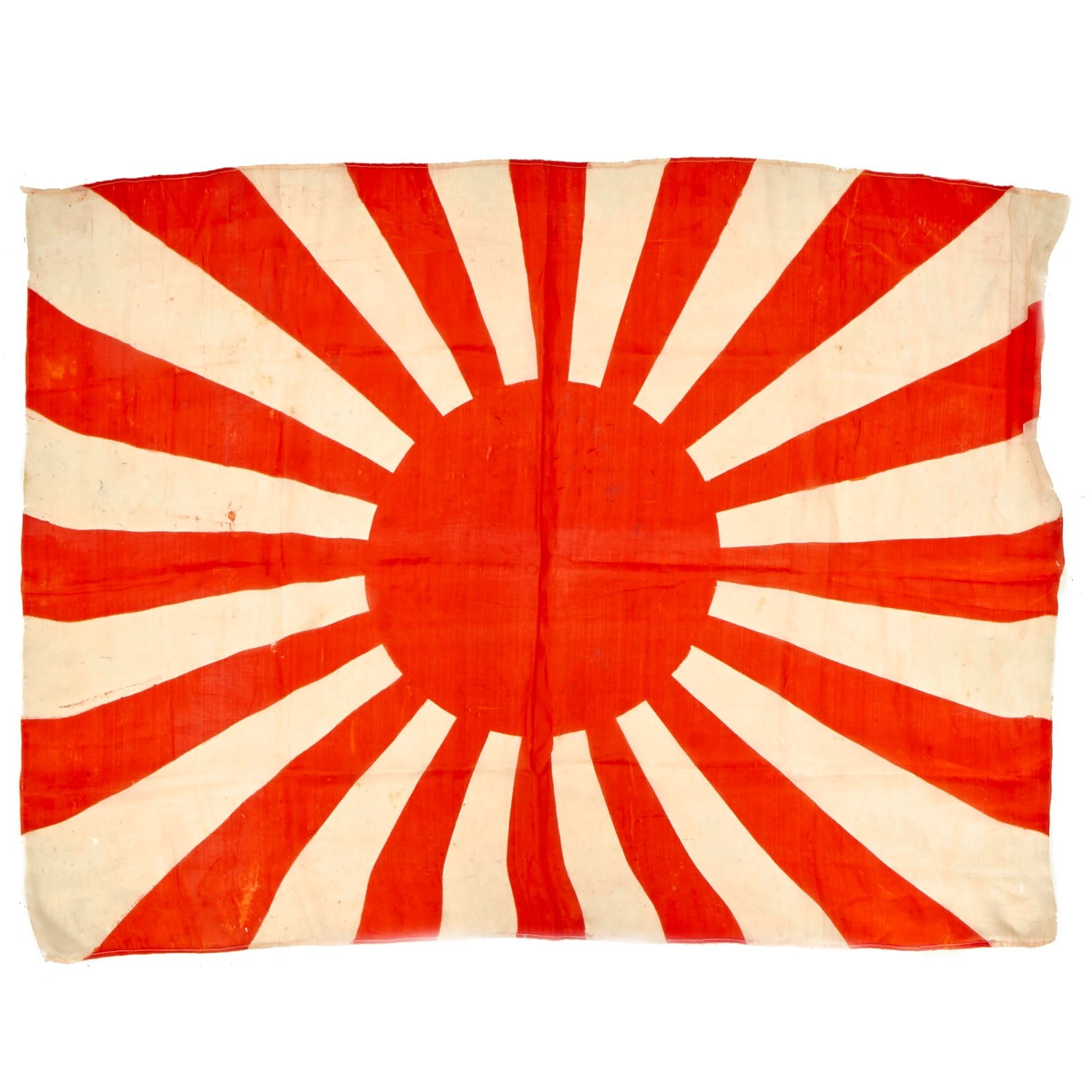 Buy Original Japan WWII Imperial Japanese Army Rising Sun Silk War Flag - 27 ¼” x 36” | Original Firearms Antique For Sale