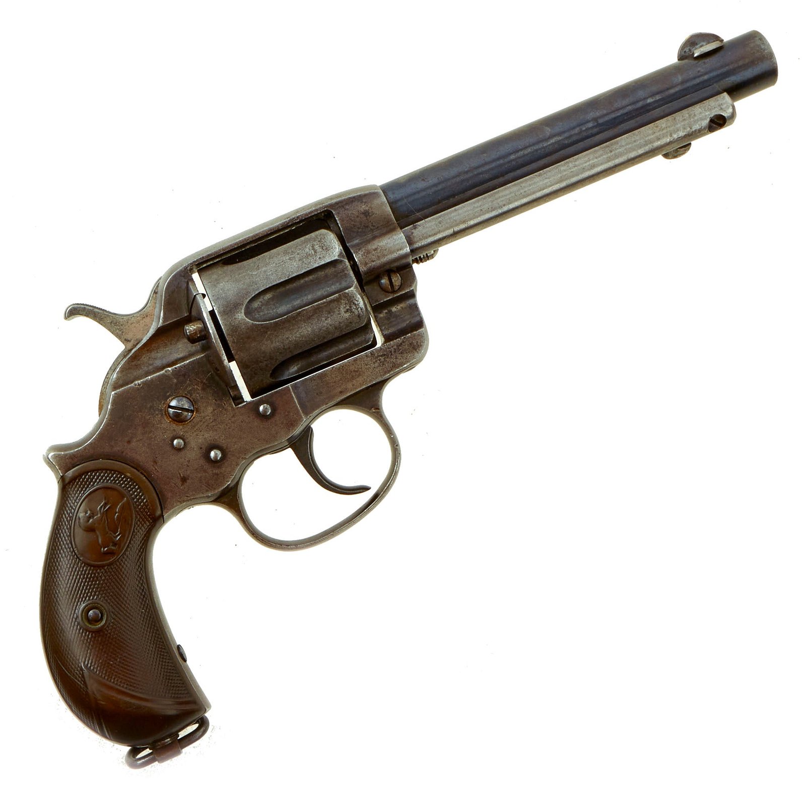 Buy Original U.S. Colt Model 1878 Frontier Six Shooter .44-40 D.A. Revolver with 5.5" Barrel made in 1898 - Serial 39843 | Original Firearms Antique For Sale