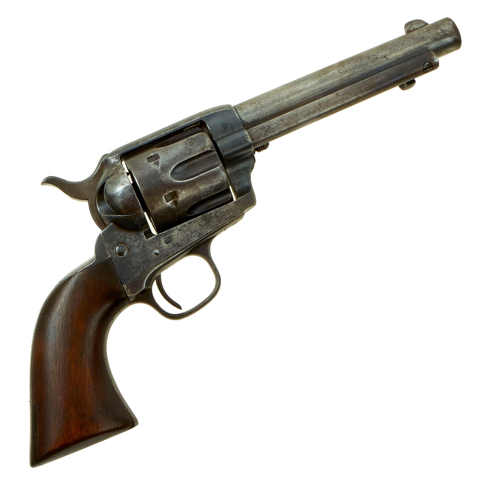 Buy Original U.S. Surcharged "Artillery Model" Reworked Colt .45cal Single Action Army Revolver made in 1881 with 5 1/2" Barrel - Serial 71070 | Original Firearms Antique For Sale