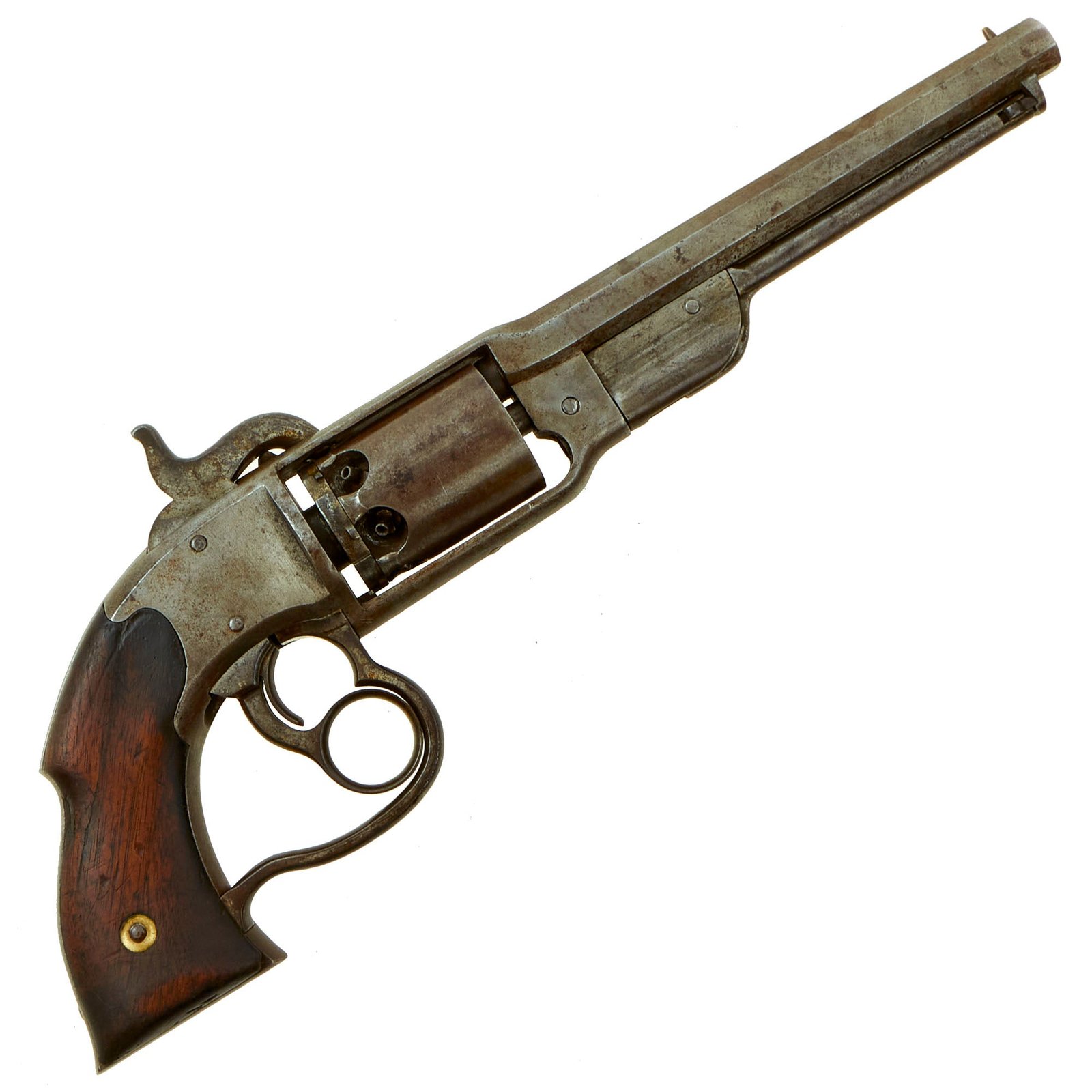 Buy Original U.S. Civil War Savage 1861 Navy Model .36 Caliber Percussion Revolver - Serial 2849 | Original Firearms Antique For Sale