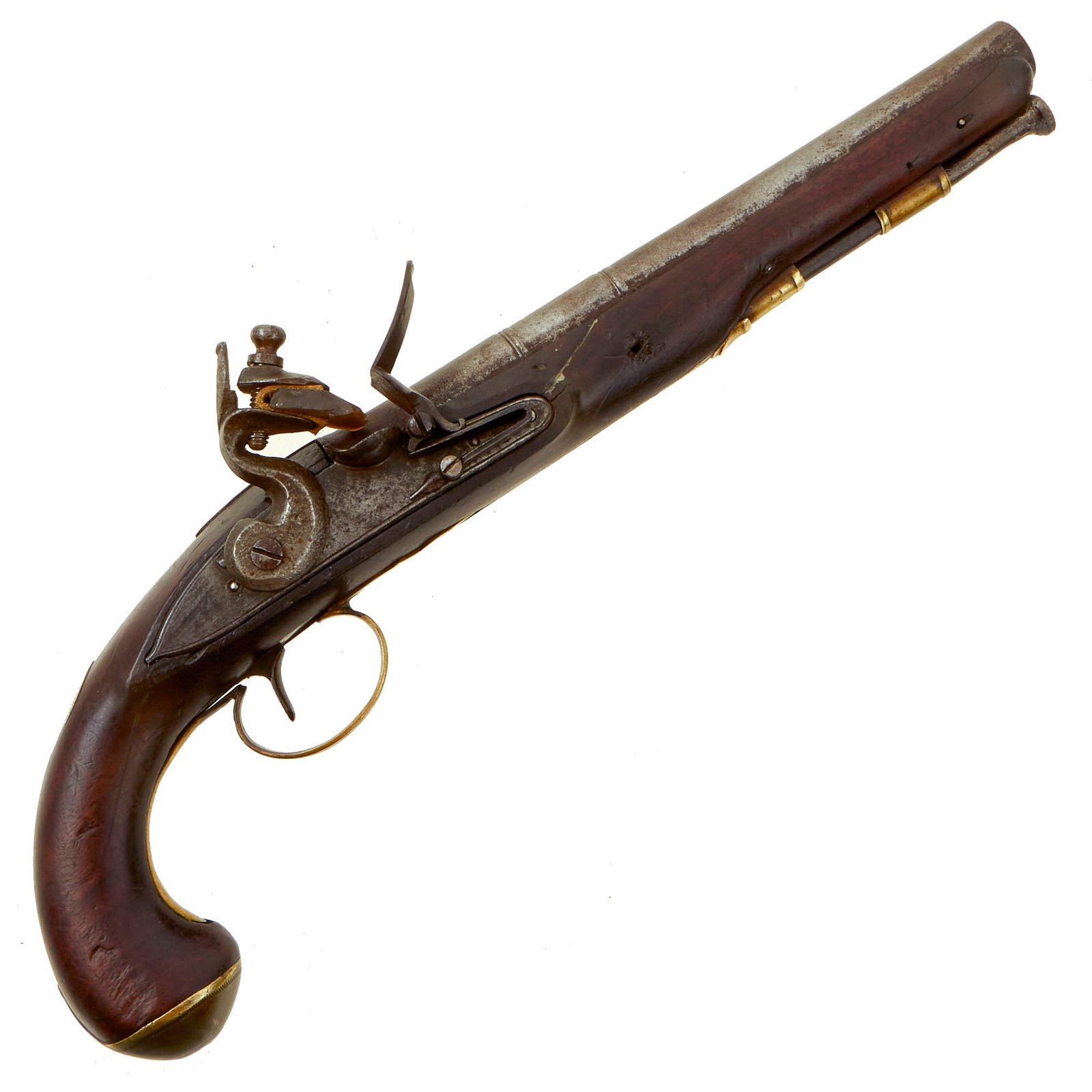 Buy Original 18th Century British Flintlock Fur Trade Pistol marked London - circa 1790 | Original Firearms Antique For Sale