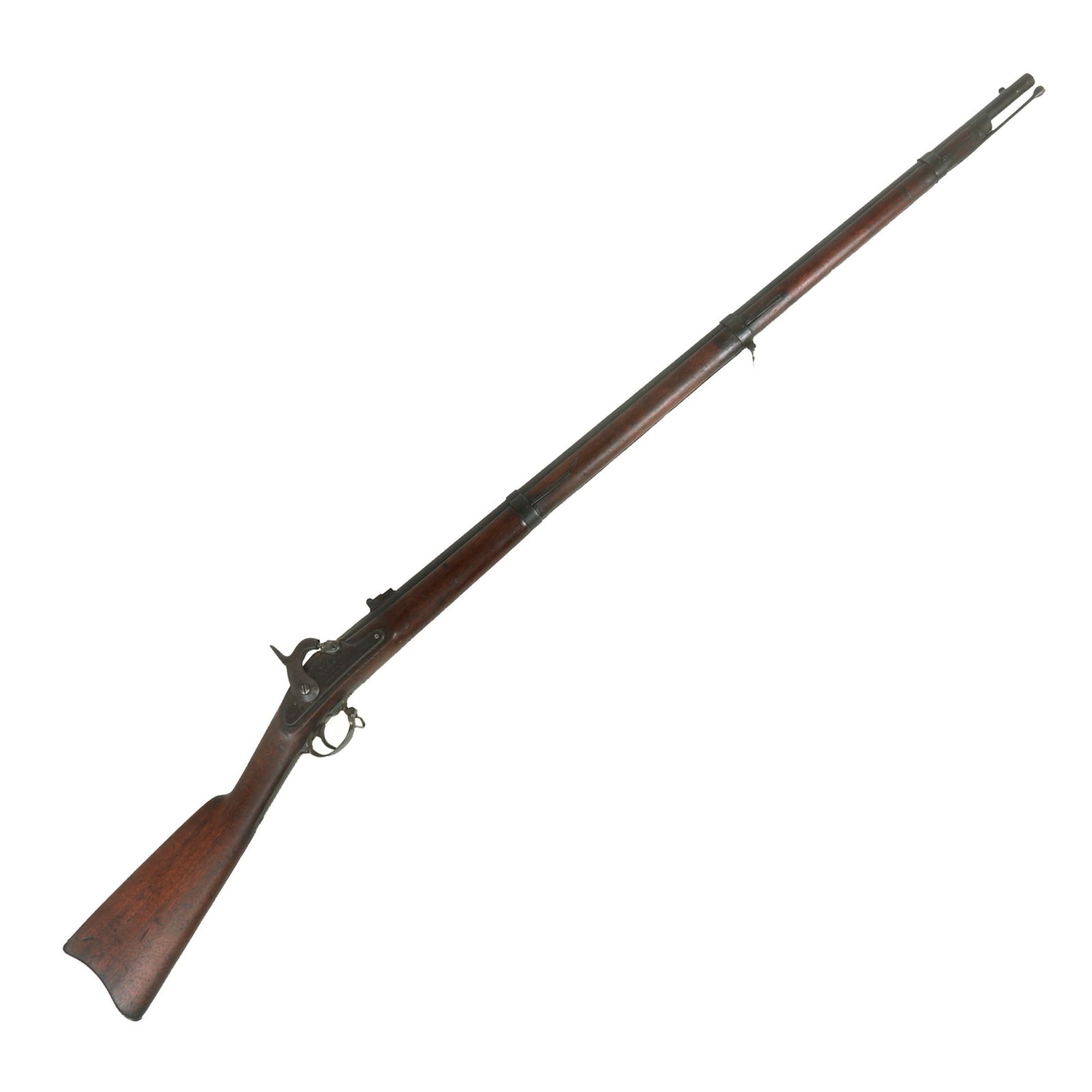 Buy Original U.S. Civil War Springfield Model 1861 Contract Rifled Musket by Providence Tool Co. - Dated 1865 | Original Firearms Antique For Sale