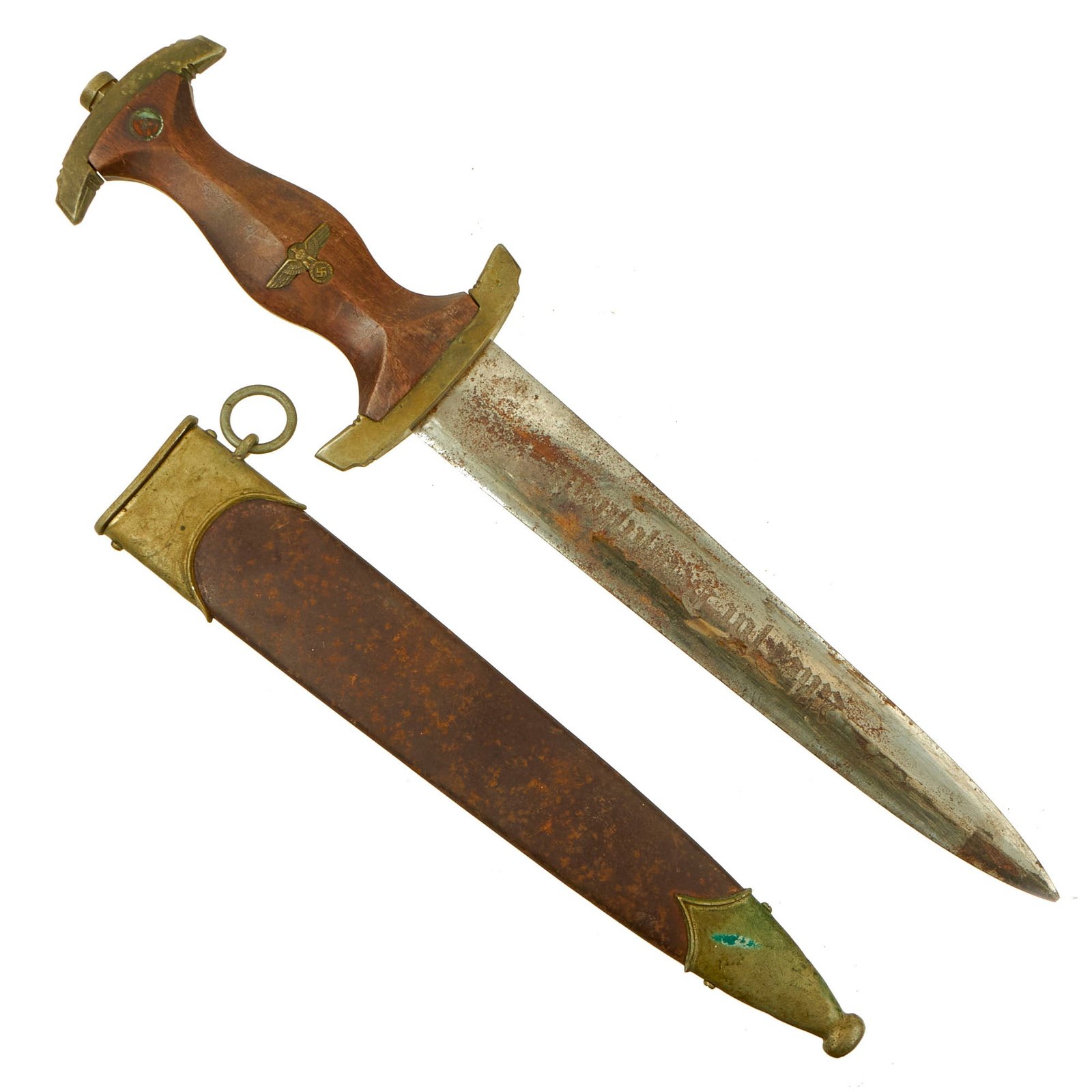 Buy Original German WWII Early SA Dagger by Carl Eickhorn with Scabbard - Possible Ground Röhm Signature | Original Firearms Antique For Sale