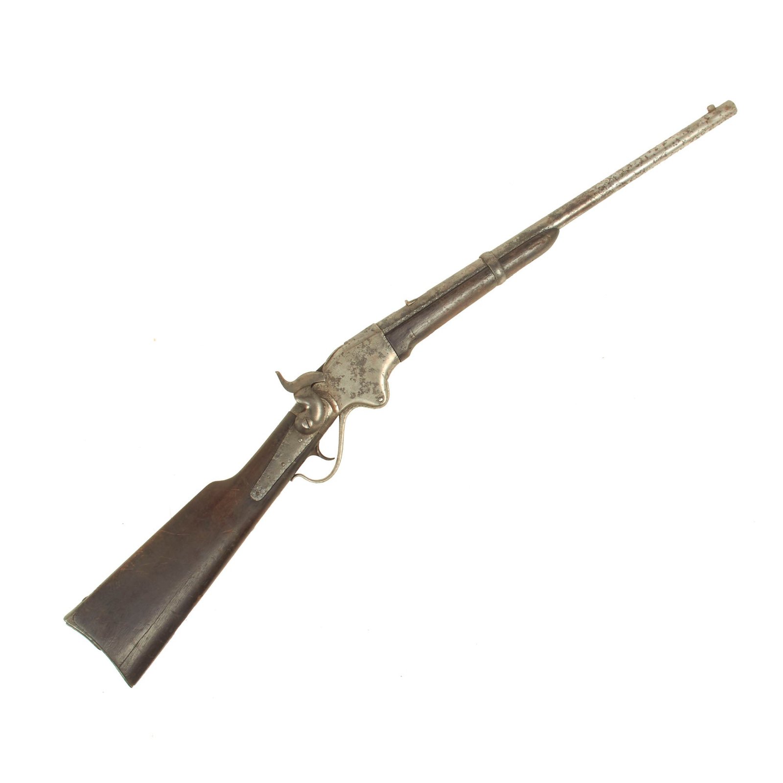 Buy Original U.S. Civil War M1860 Spencer Repeating Cavalry Carbine Serial 21409 in "As Found" Condition - Early 1864 | Original Firearms Antique For Sale