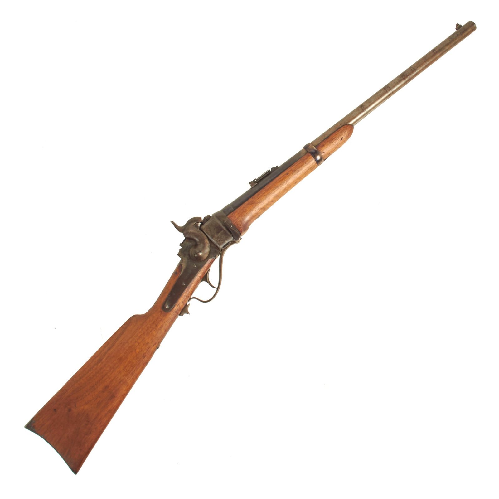Buy Original U.S. Civil War Sharps New Model 1863 Saddle-Ring Carbine Converted to .50-70 Govt. - Serial 86664 | Original Firearms Antique For Sale