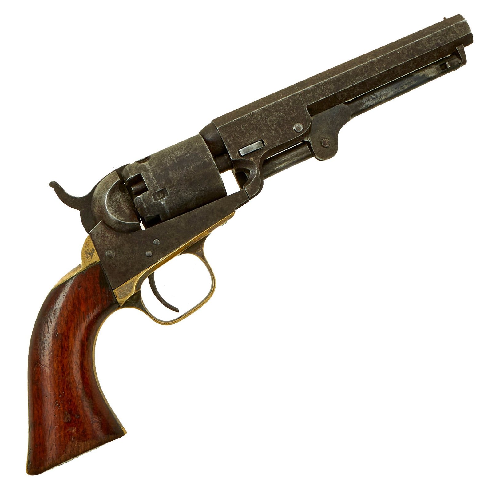 Buy Original U.S. Civil War Colt M1849 Pocket Percussion 5" Barrel Revolver with Cylinder Scene made in 1861 - Matching Serial 188226 | Original Firearms Antique For Sale