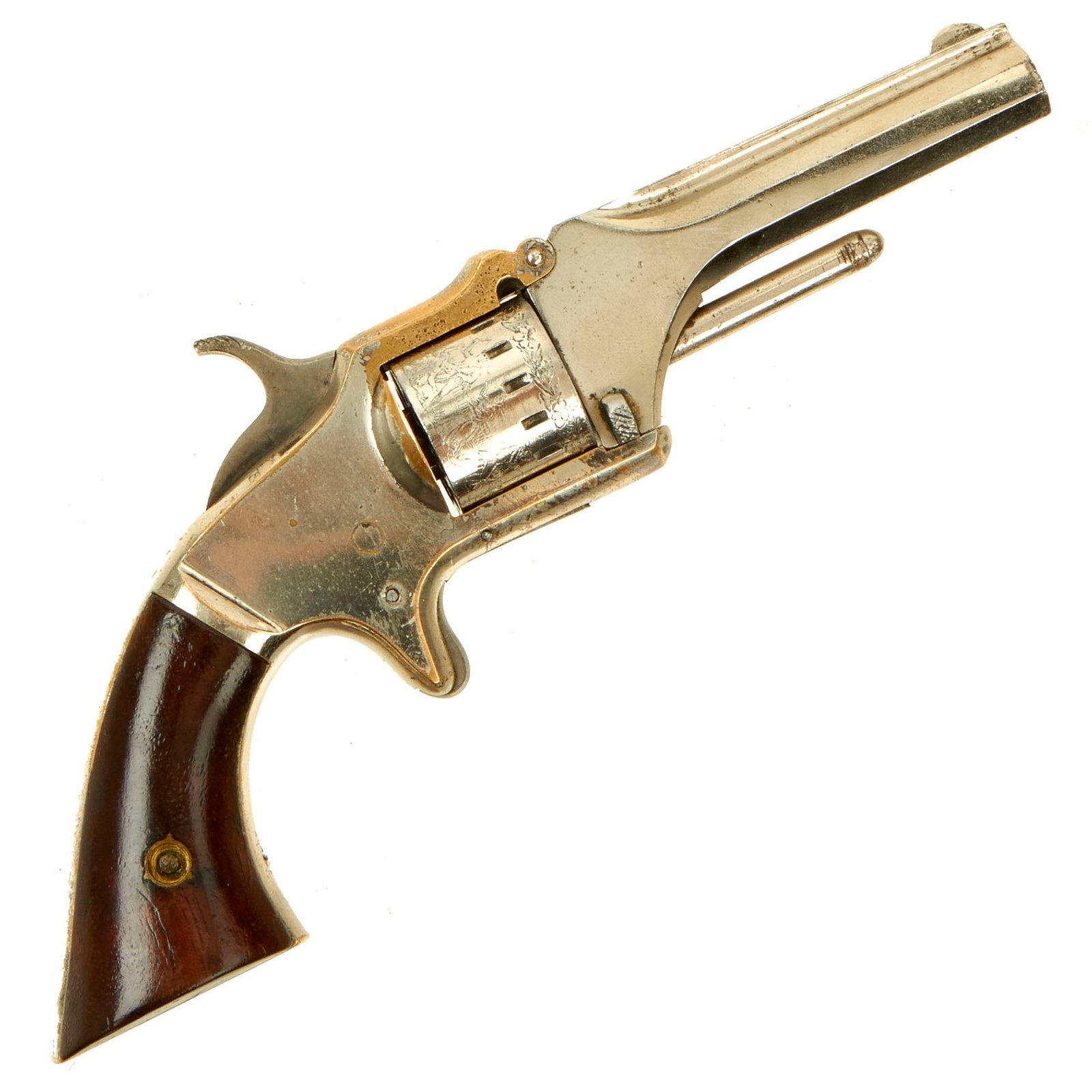 Buy Original U.S. Name Engraved American Standard Tool Co. .22 Rimfire Tip-Up Revolver - Matching Serial 14913 | Original Firearms Antique For Sale