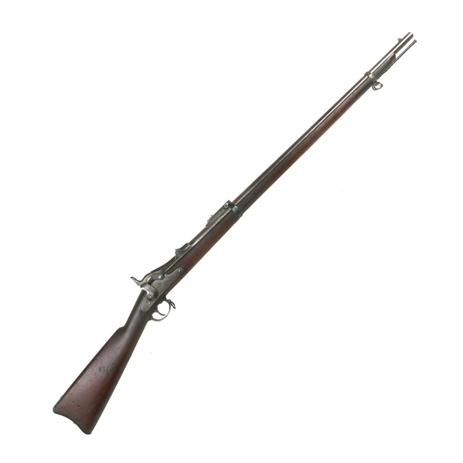 Buy Original U.S. Springfield Trapdoor Model 1884 Rifle with Standard Ramrod made in 1888 - Serial 420443 | Original Firearms Antique For Sale