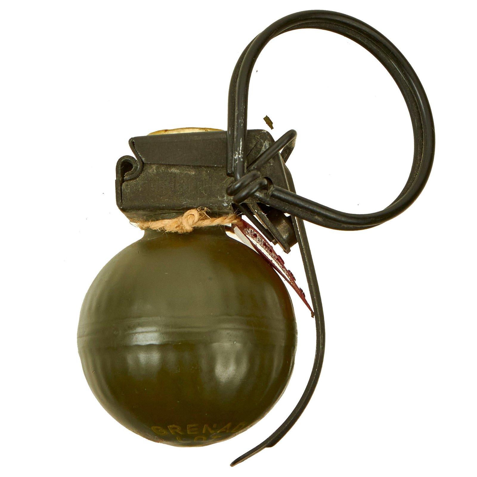 Buy Original U.S. Vietnam War Special Forces Dutch Made V40 “Hooch Popper” Mini Fragmentation Hand Grenade - Dated 1971 | Original Firearms Antique For Sale