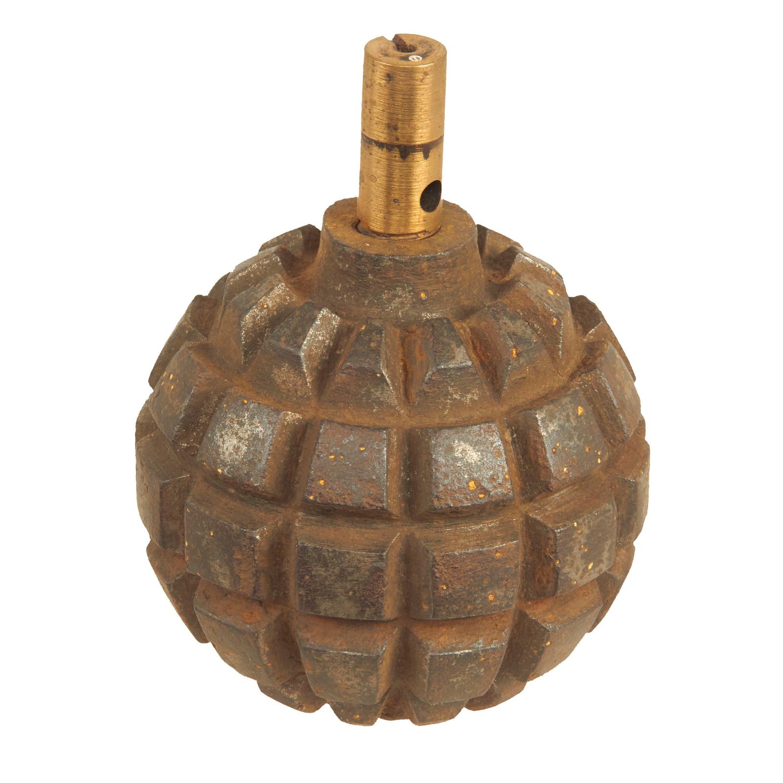Buy Original German WWI Model 1913 Kugel Hand Fragmentation Grenade - Kugelhandgranate - Inert | Original Firearms Antique For Sale