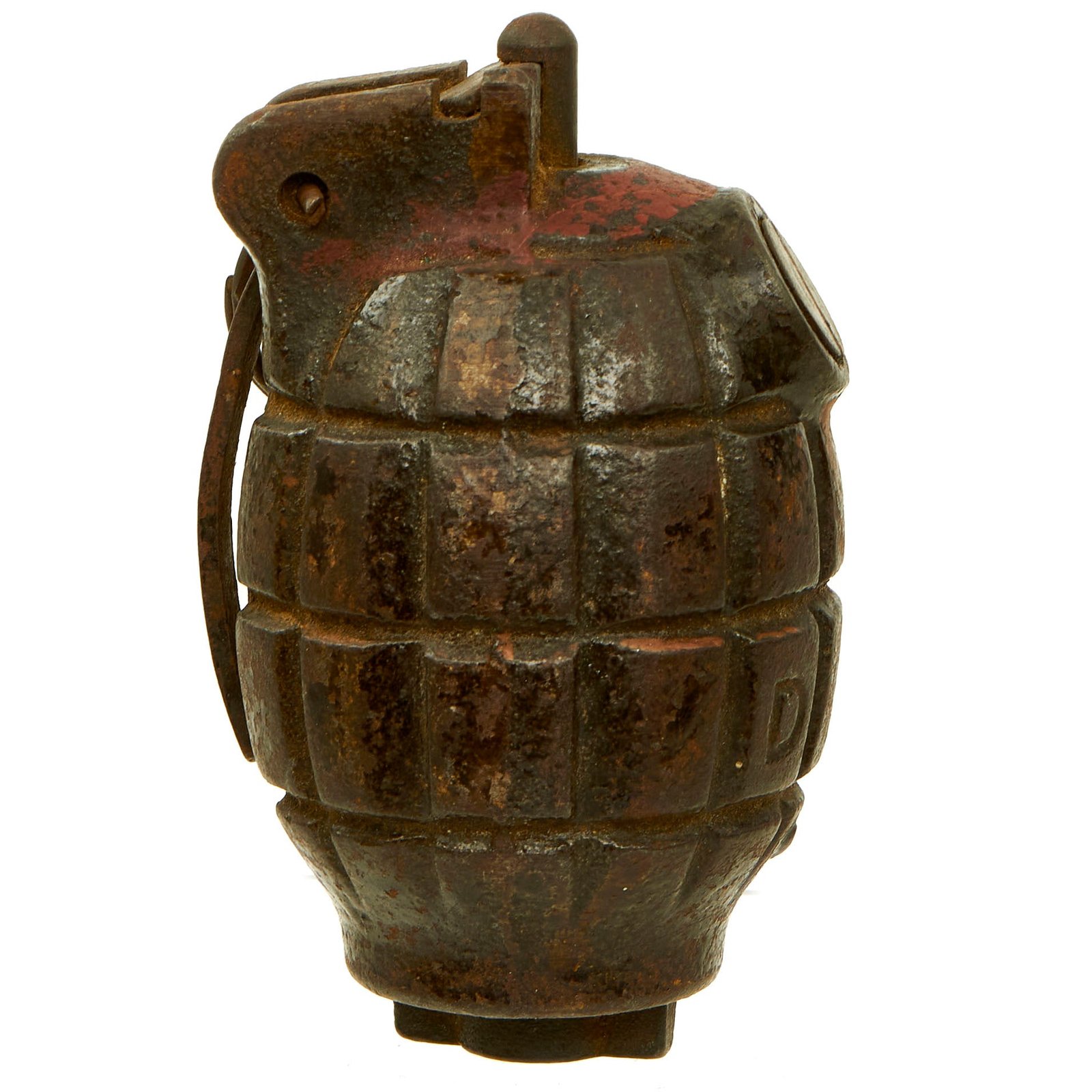 Buy Original British WWI Inert Mills Bomb  No. 23 MKII Grenade by Dobson and Barlow - All Parts Marked D&B | Original Firearms Antique For Sale