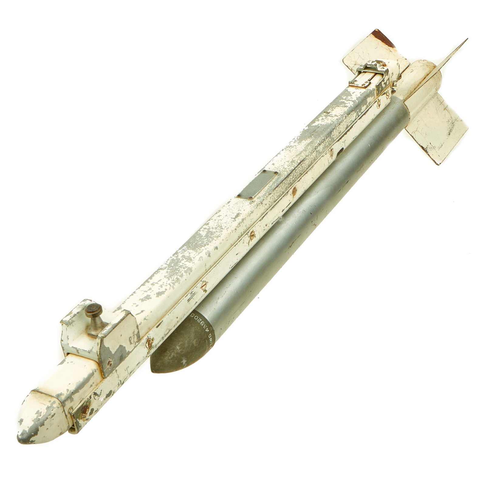Buy Original U.S. Korean War Era US Navy Inert 2.25-Inch Sub-Caliber Aircraft Rocket SCAR With Aero A1 Adapter | Original Firearms Antique For Sale