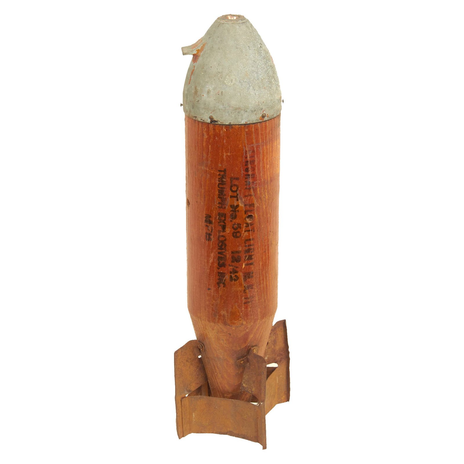 Buy Original U.S. WWII USAAF AN Mark 4 Aircraft Night Signal Float Light Dated 1942 | Original Firearms Antique For Sale
