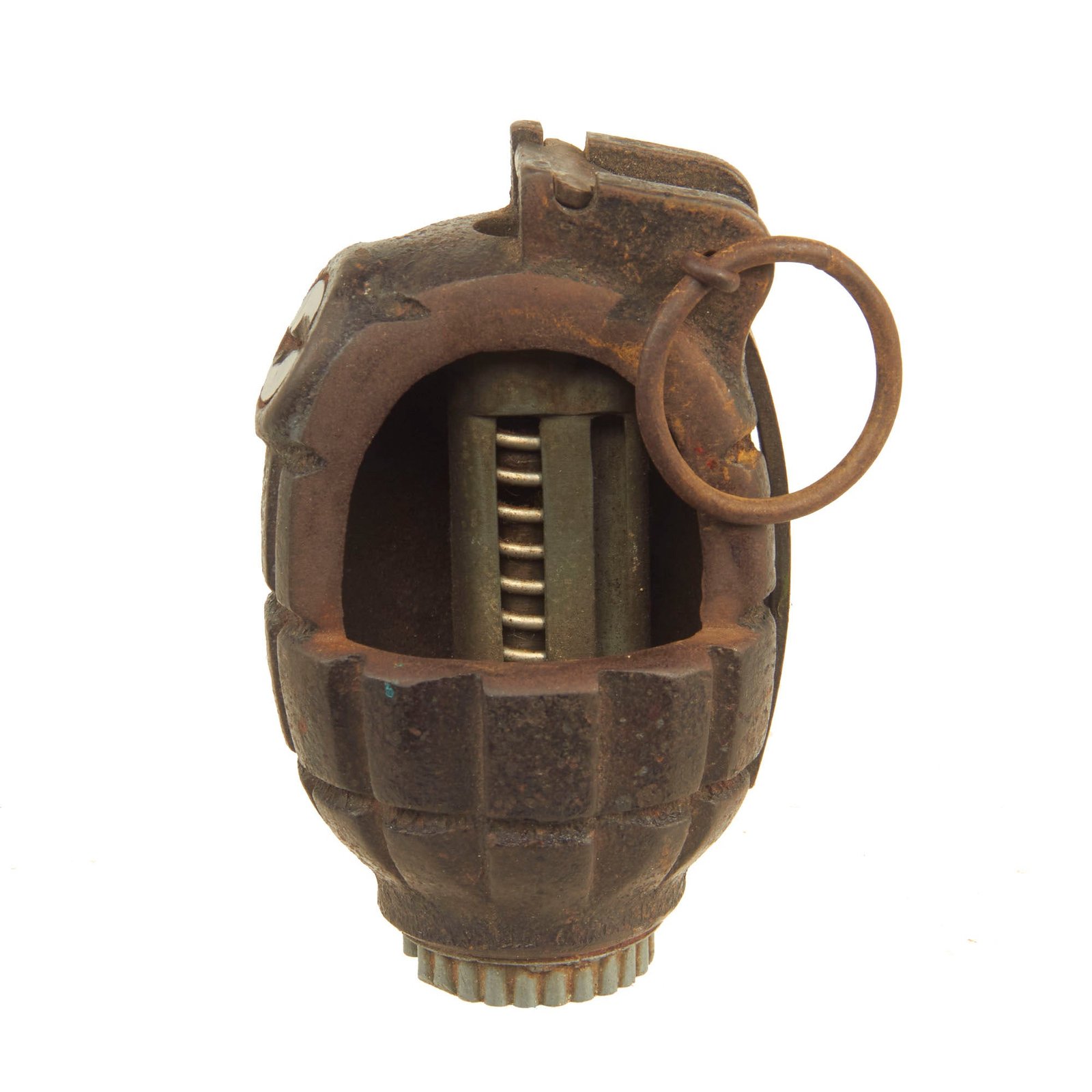 Buy Original British WWII Inert Mills Bomb No. 36M MKI Grenade Cutaway by R.B. Davies of Australia - dated 1941 | Original Firearms Antique For Sale