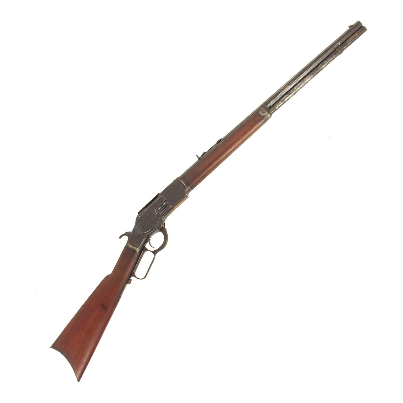 Buy Original U.S. Winchester Model 1873 .38-40 Repeating Rifle with Octagonal Barrel made in 1888 - Serial 272446B | Original Firearms Antique For Sale