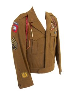 Buy Original U.S. WWII Named Airborne Medic 82nd Airborne Division 307th Airborne Medical Company Ike Jacket Uniform Set | Original Firearms Antique For Sale