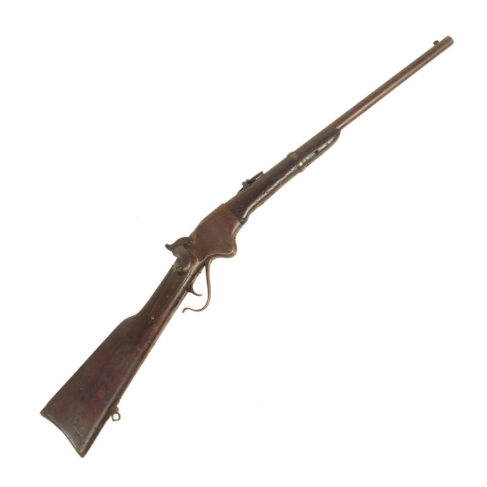 Buy Original U.S. Civil War M1860 Spencer Repeating Carbine Serial 14380 in "As Found" Condition - Made Late 1863 | Original Firearms Antique For Sale