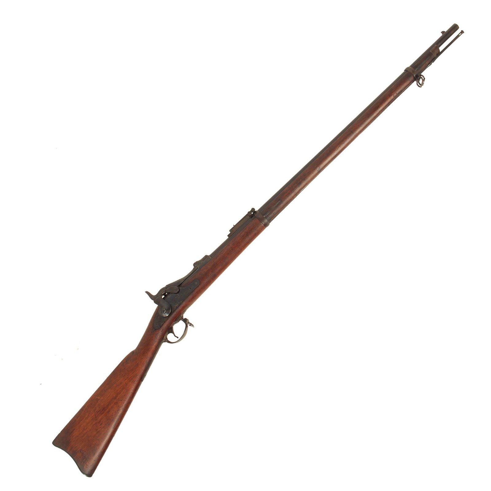 Buy Original U.S. Springfield Trapdoor M1873 Rifle Upgraded to M1884 with Standard Ramrod made in 1879 - Serial 110706 | Original Firearms Antique For Sale