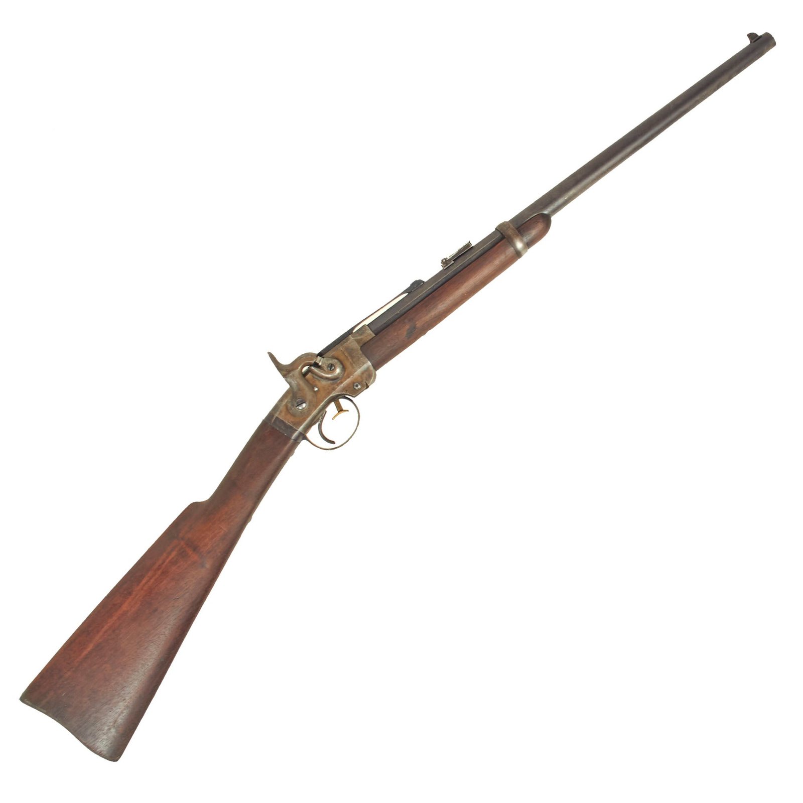 Buy Original Excellent U.S. Civil War Smith Patent Saddle Ring Carbine by American Machine Works - Serial 8083 | Original Firearms Antique For Sale
