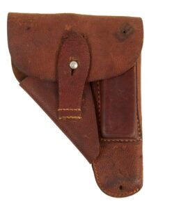 Buy Original German WWII Walther PP Pistol Brown Pebble Grain Leather Breakaway Holster by Richard Ehrhardt - dated 1943 | Original Firearms Antique For Sale