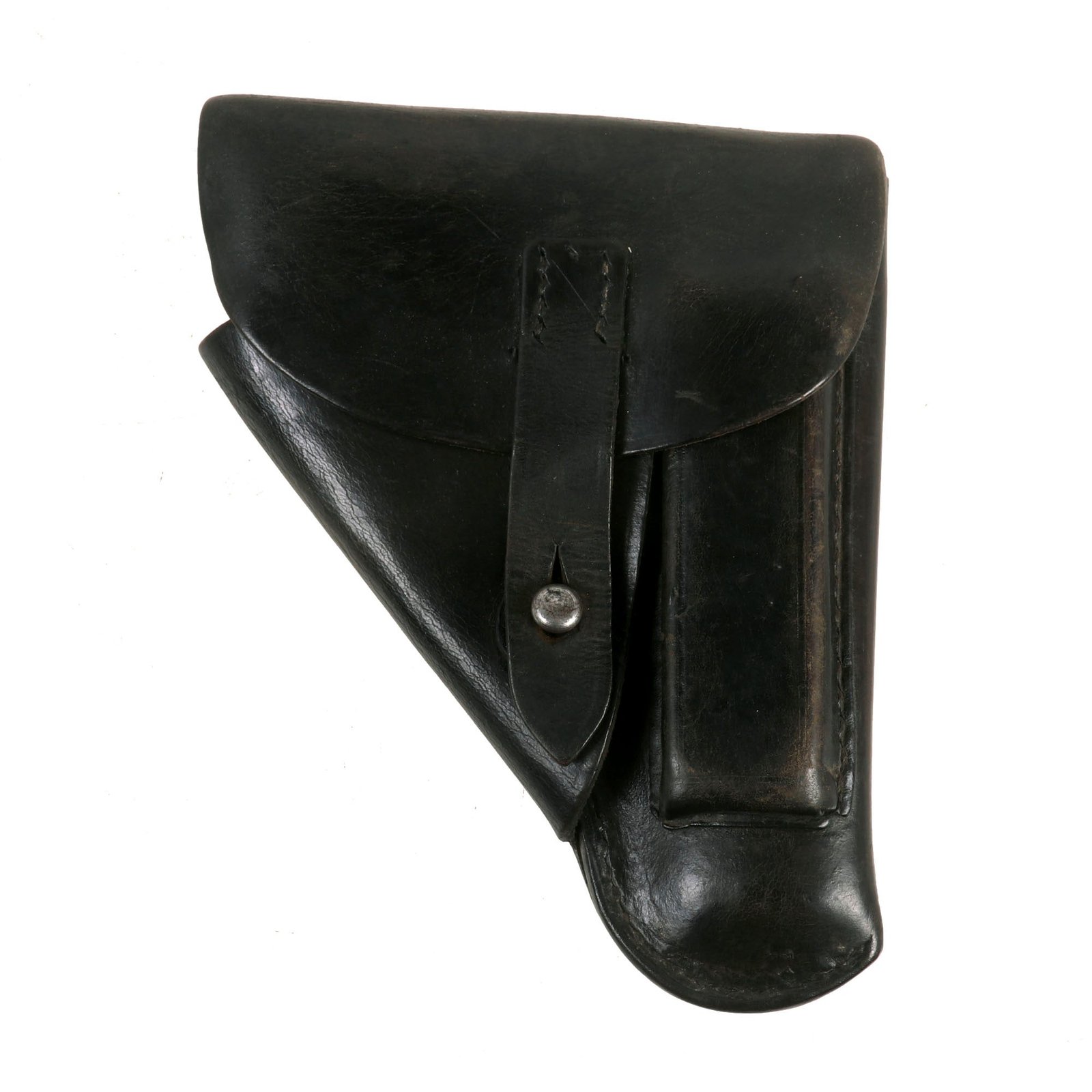 Buy Original German WWII Walther PP / PPK Pistol Black Leather Breakaway Holster - RBNr Marked | Original Firearms Antique For Sale