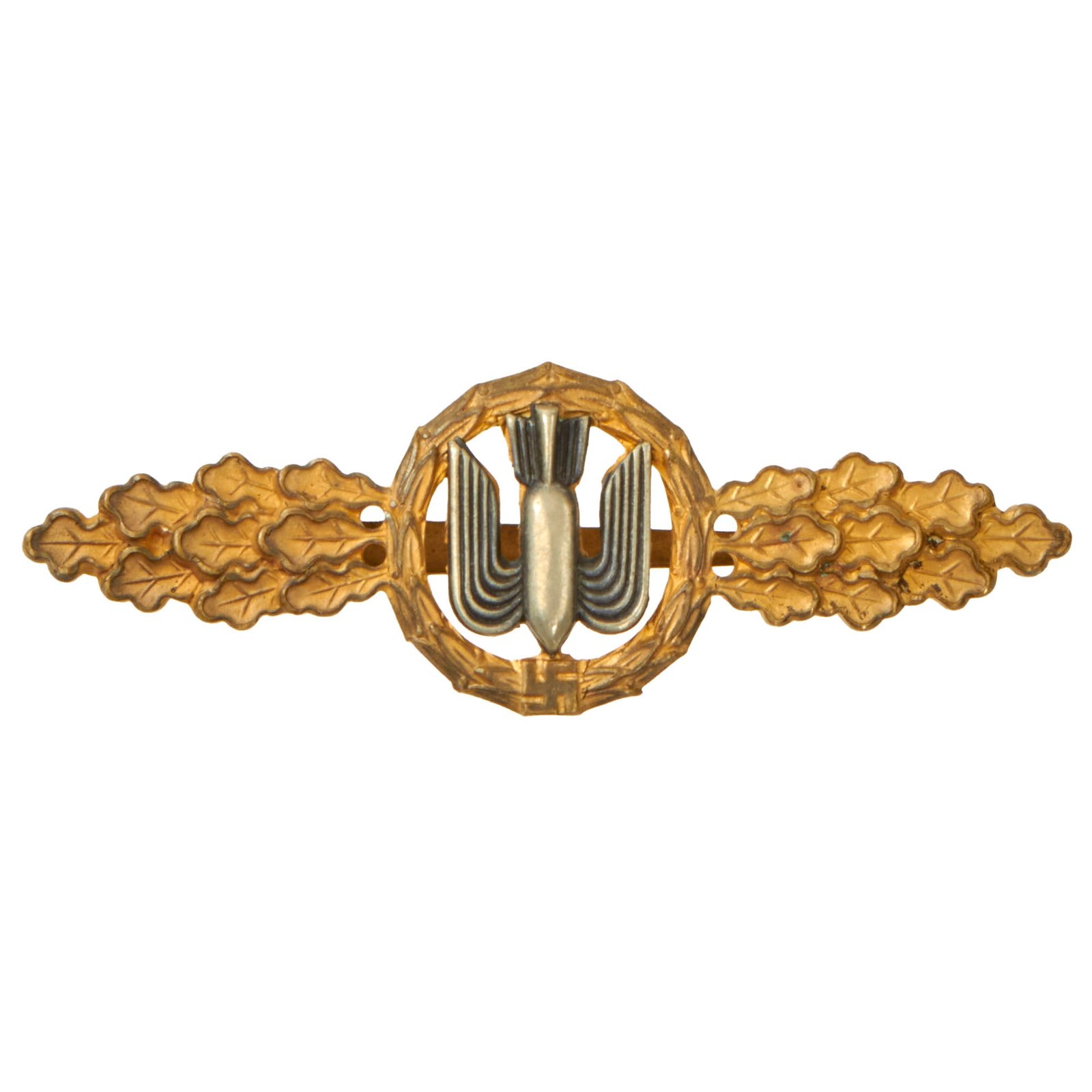 Buy Original German WWII Luftwaffe Gold Grade Front Flying Clasp for Bombers & Dive Bombers (Kampf & Sturzkampfflieger) | Original Firearms Antique For Sale
