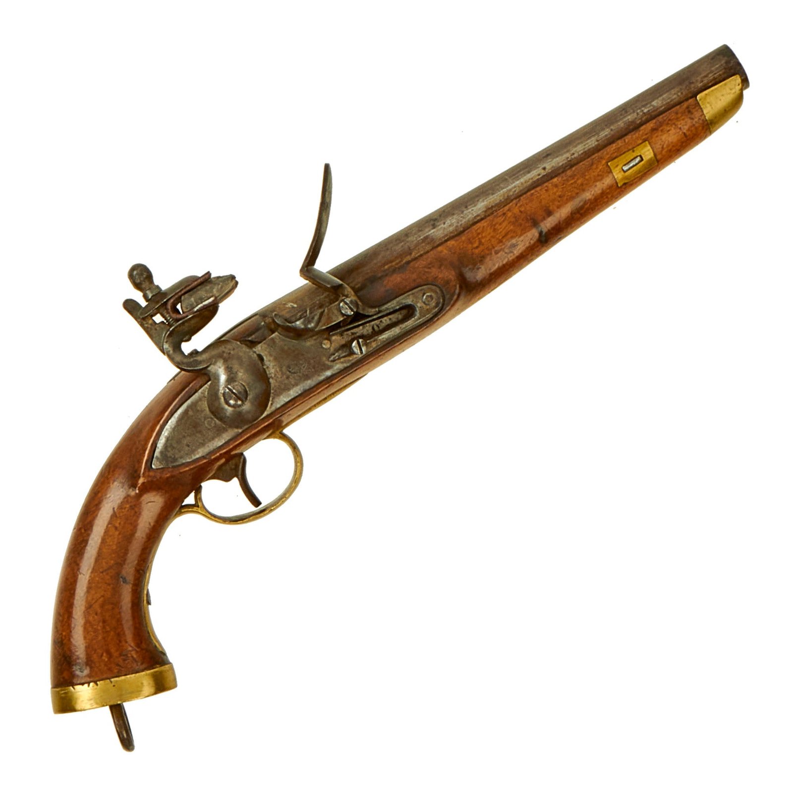 Buy Original Dutch East Indies Issue Belgian Made Flintlock Naval Pistol - circa 1820 | Original Firearms Antique For Sale