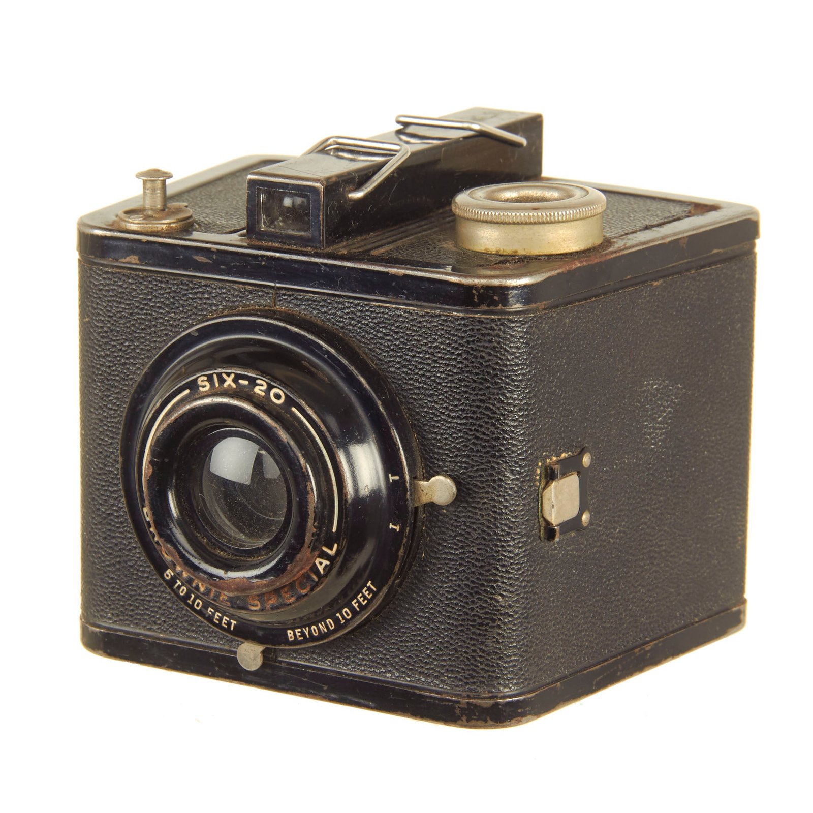 Buy Original U.S. WWII Era Kodak Six-20 Brownie Special With Applied US Army Air Forces Insignia by John W. French ASN: 31180128 | Original Firearms Antique For Sale