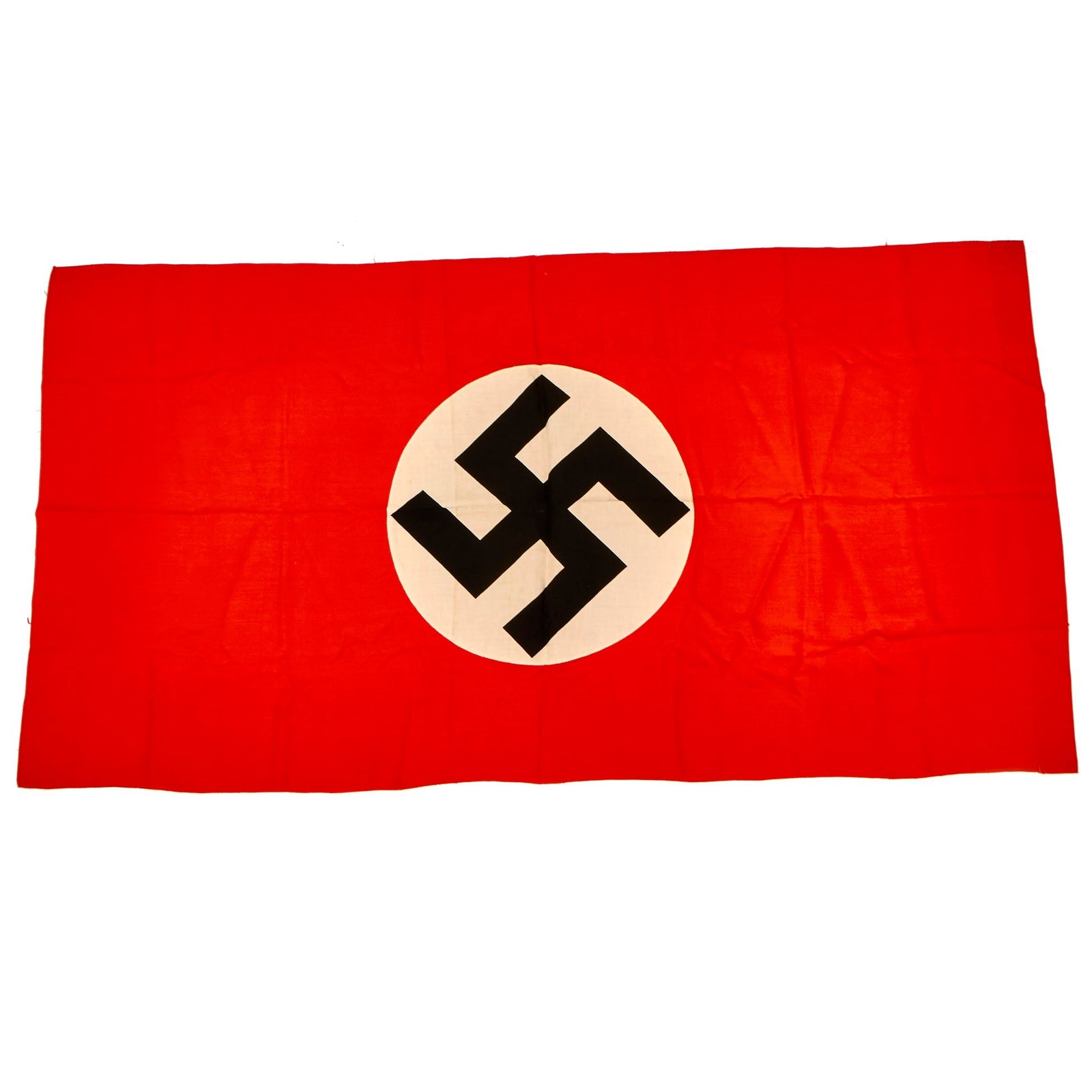 Buy Original German WWII NSDAP Double Sided National Political Banner Flag - 58" x 31" | Original Firearms Antique For Sale