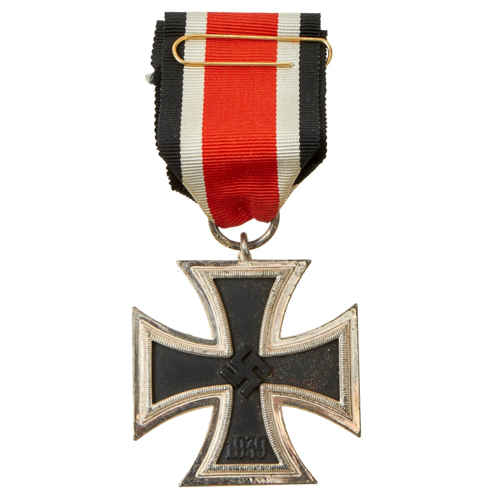Buy Original Excellent German WWII Wehrmacht Iron Cross 2nd Class 1939 with Ribbon - Unmarked - EKII | Original Firearms Antique For Sale