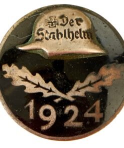 Buy Original German Weimar Period Der Stahlhelm 1924 Commemorative Membership Badge - Der Stahlhelmbund | Original Firearms Antique For Sale